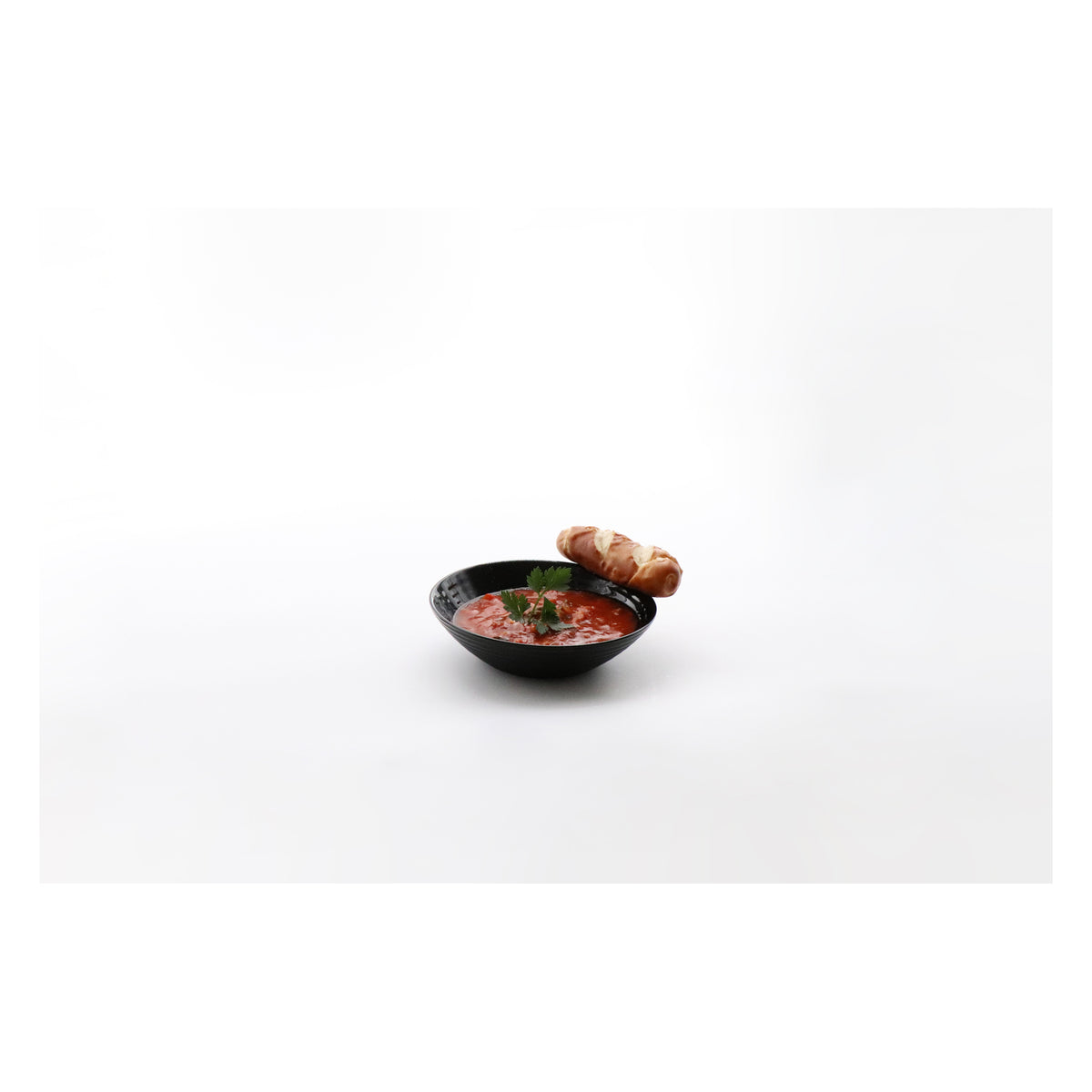 LUMINARC HARENA BLACK OPAL TEMPERED GLASS MULTI-PURPOSE BOWL 450ML, 160MM DIA