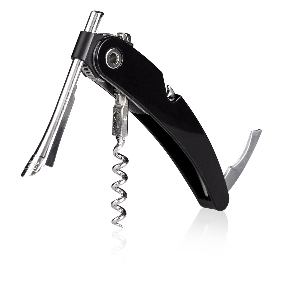 VACU VIN BLACK SINGLE PULL CORKSCREW