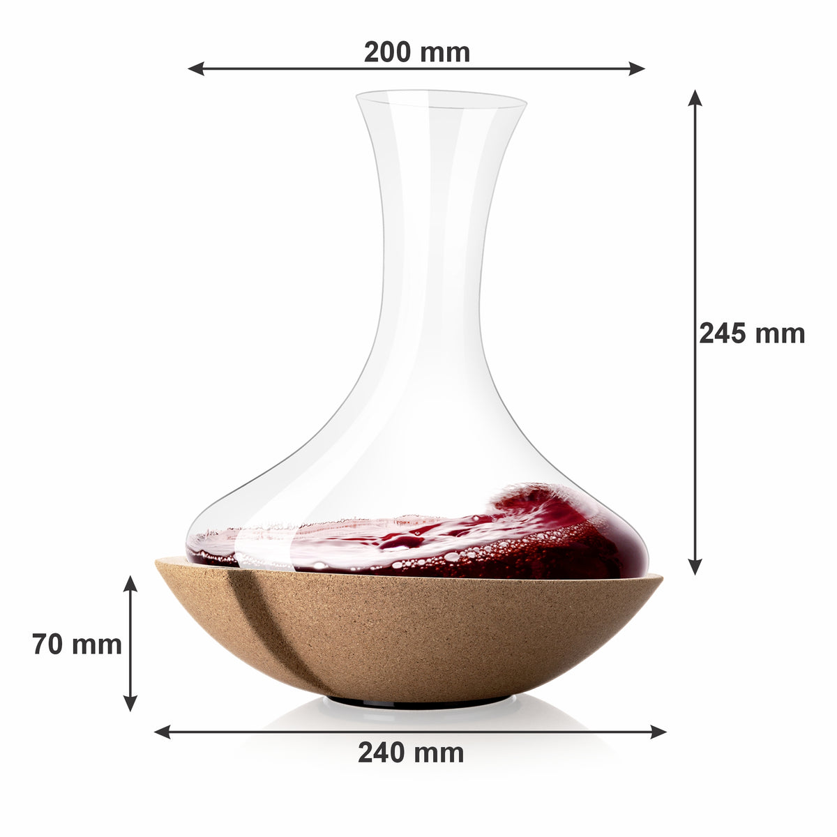 VACU VIN SWIRLING WINE DECANTER