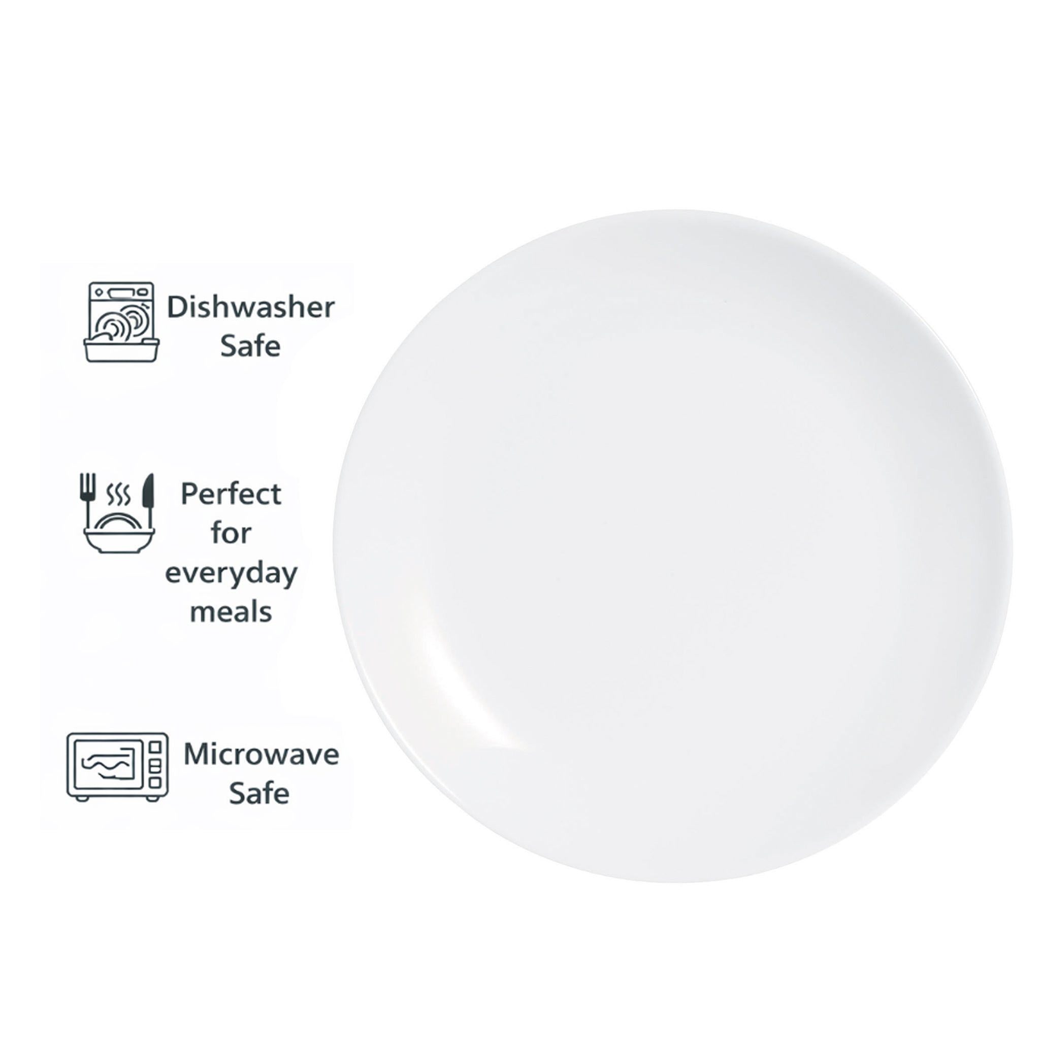 CONSOL OPAL SIDE PLATE, 190MM DIA