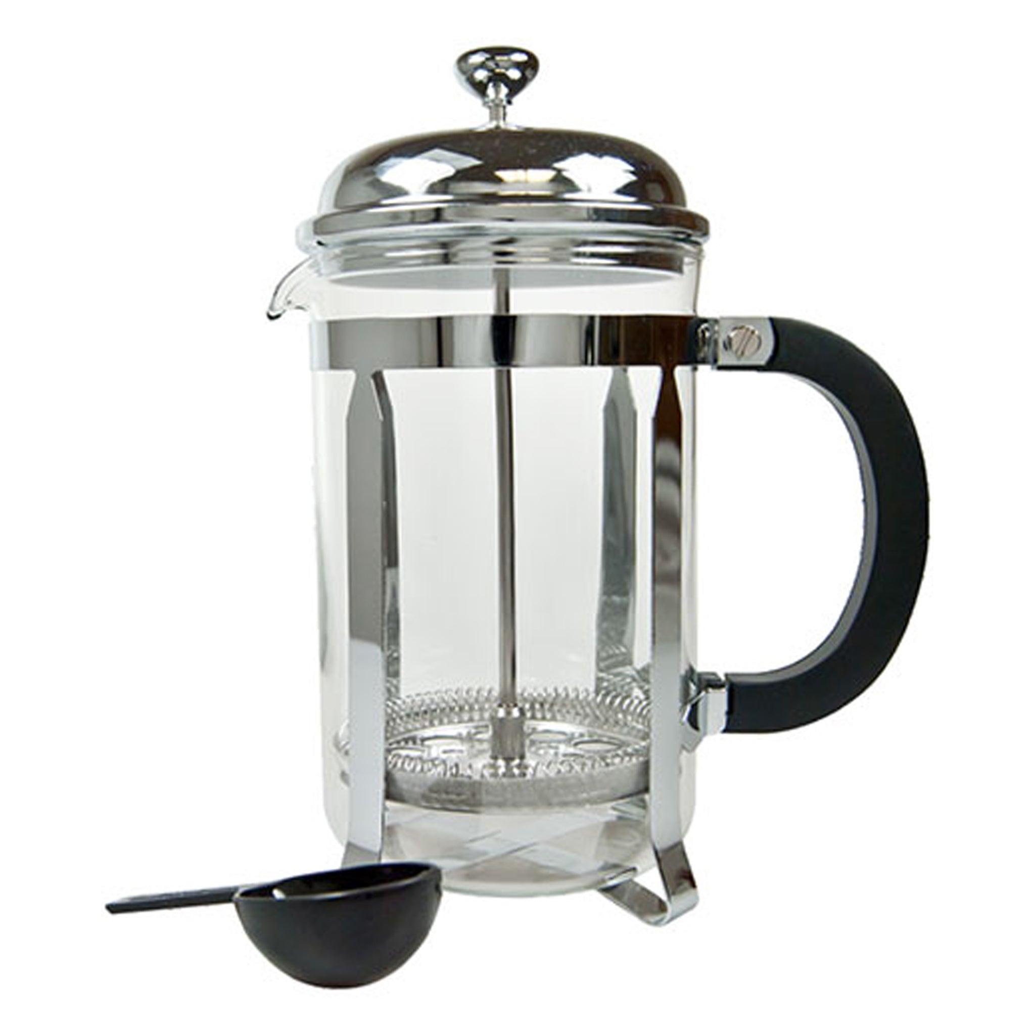 REGENT COFFEE PLUNGER 12 CUP WITH CHROME FRAME, 1.6L