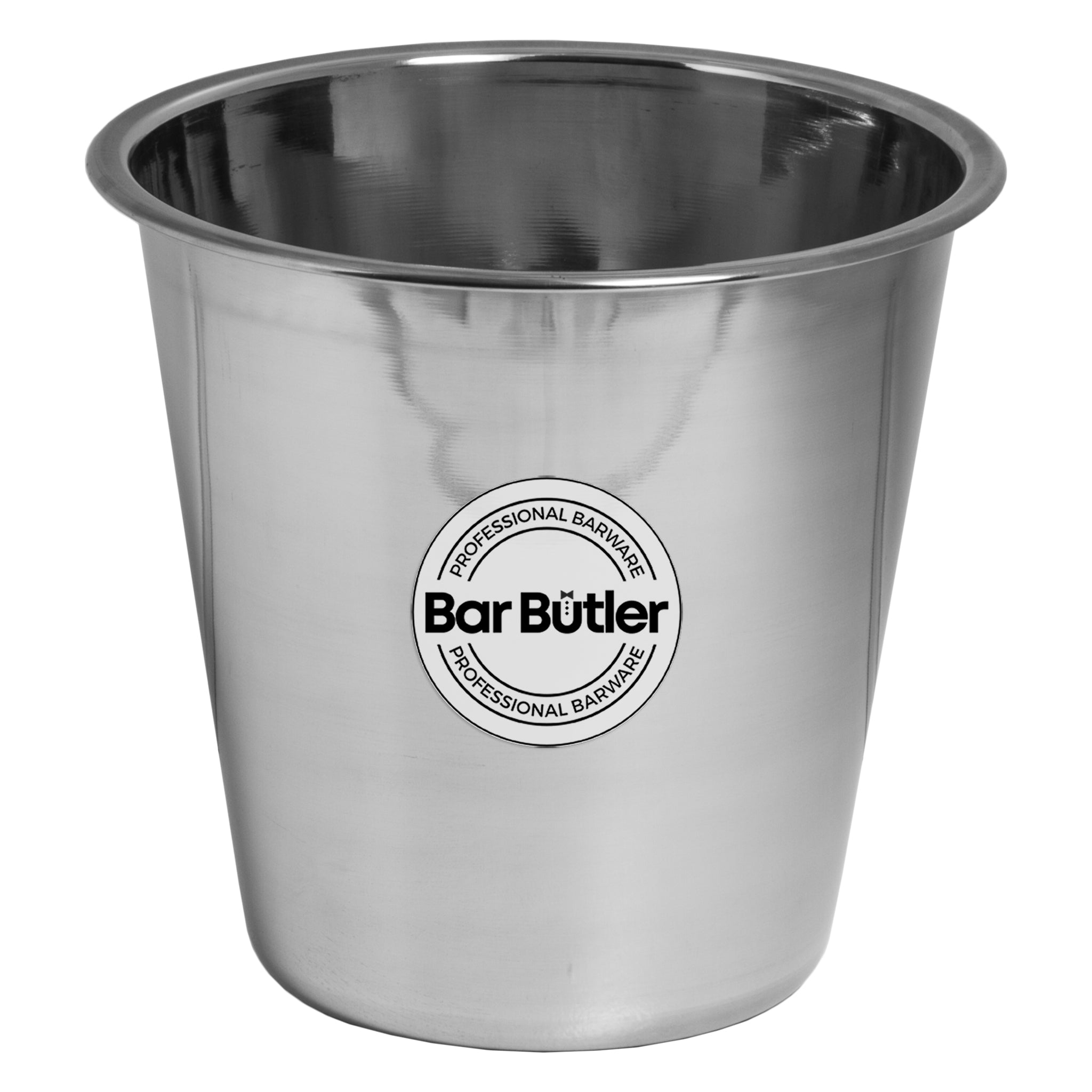 BAR BUTLER ICE BUCKET WITHOUT HANDLES STAINLESS STEEL, 4L