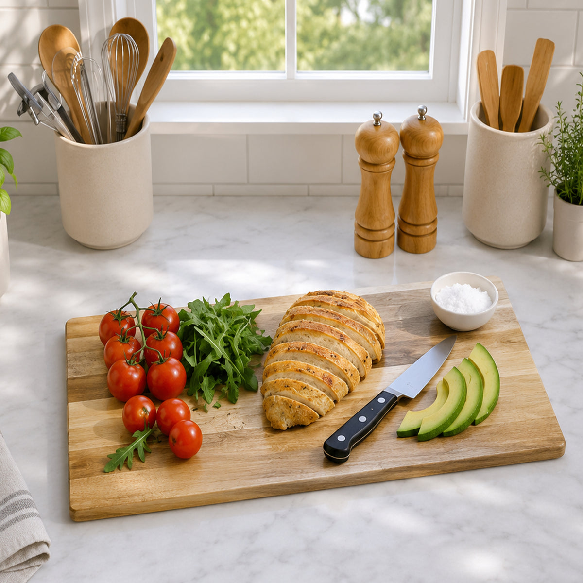 REGENT ACACIA CUTTING & SERVING BOARD, 460X330MM