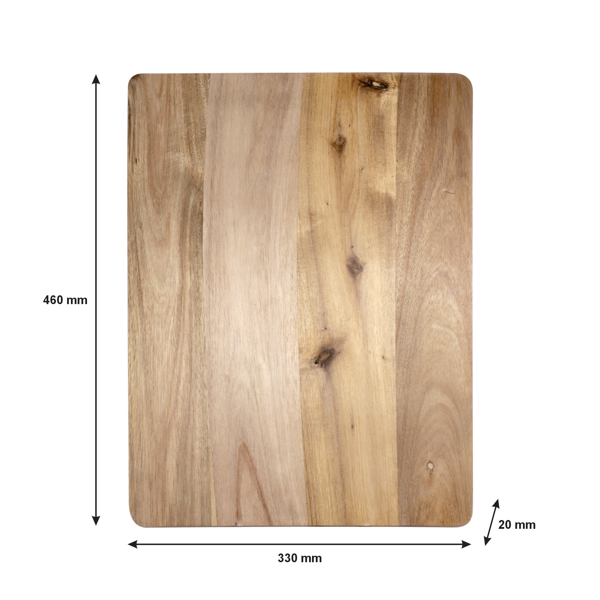 REGENT ACACIA CUTTING & SERVING BOARD, 460X330MM