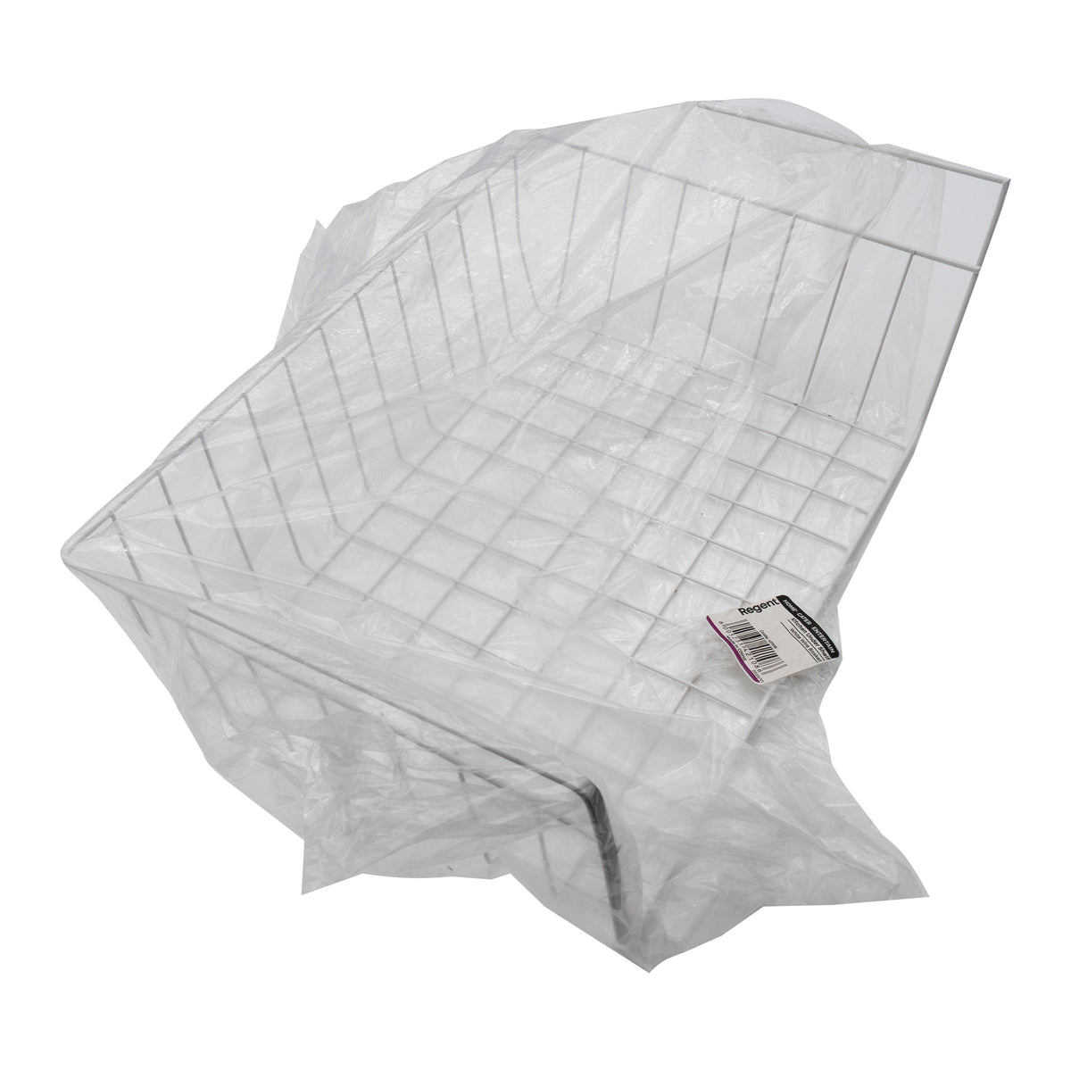 KITCHEN UNDER SHELF WIRE BASKET WHITE, 410X245X130MM