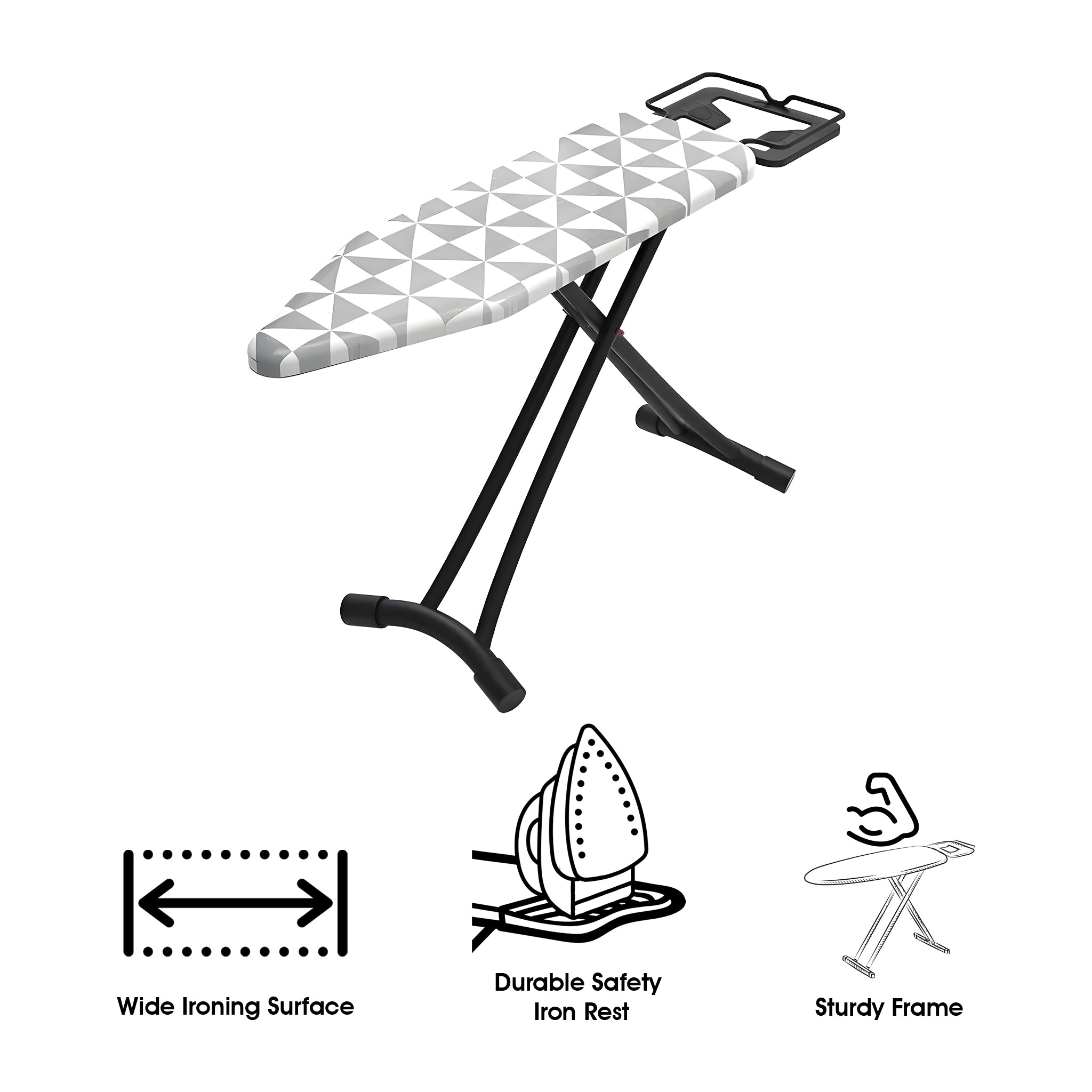 REGENT IRONING BOARD LARGE, 1400X380X920MM