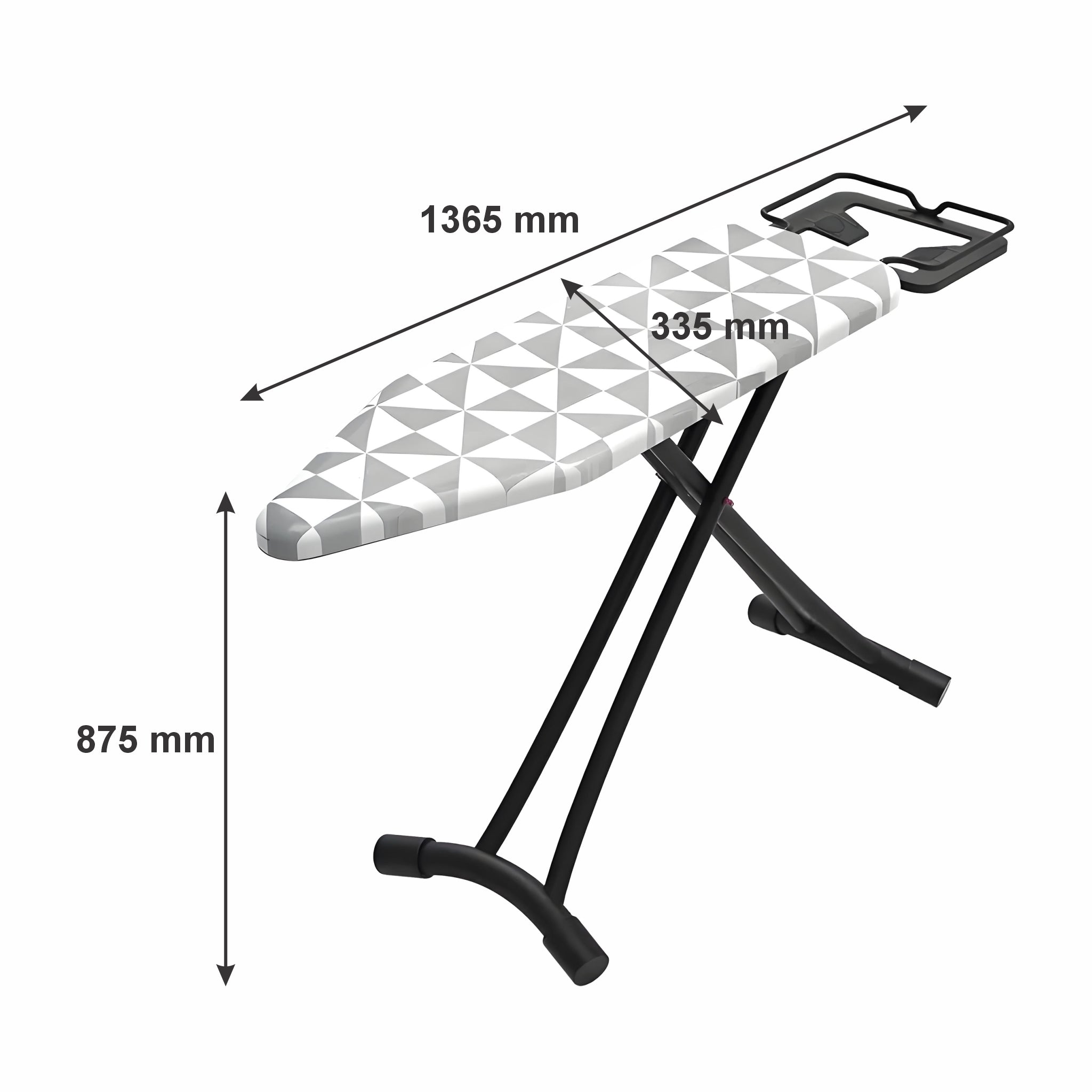 REGENT IRONING BOARD MEDIUM, 1300X330X850MM