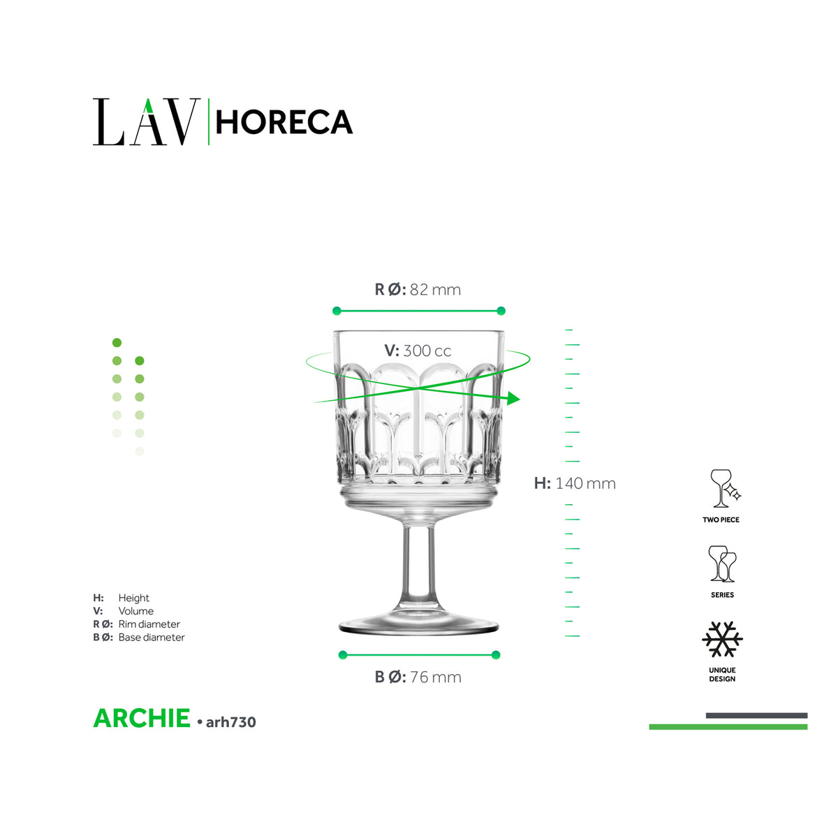 LAV HORECA ARCHIE WINE 300ML