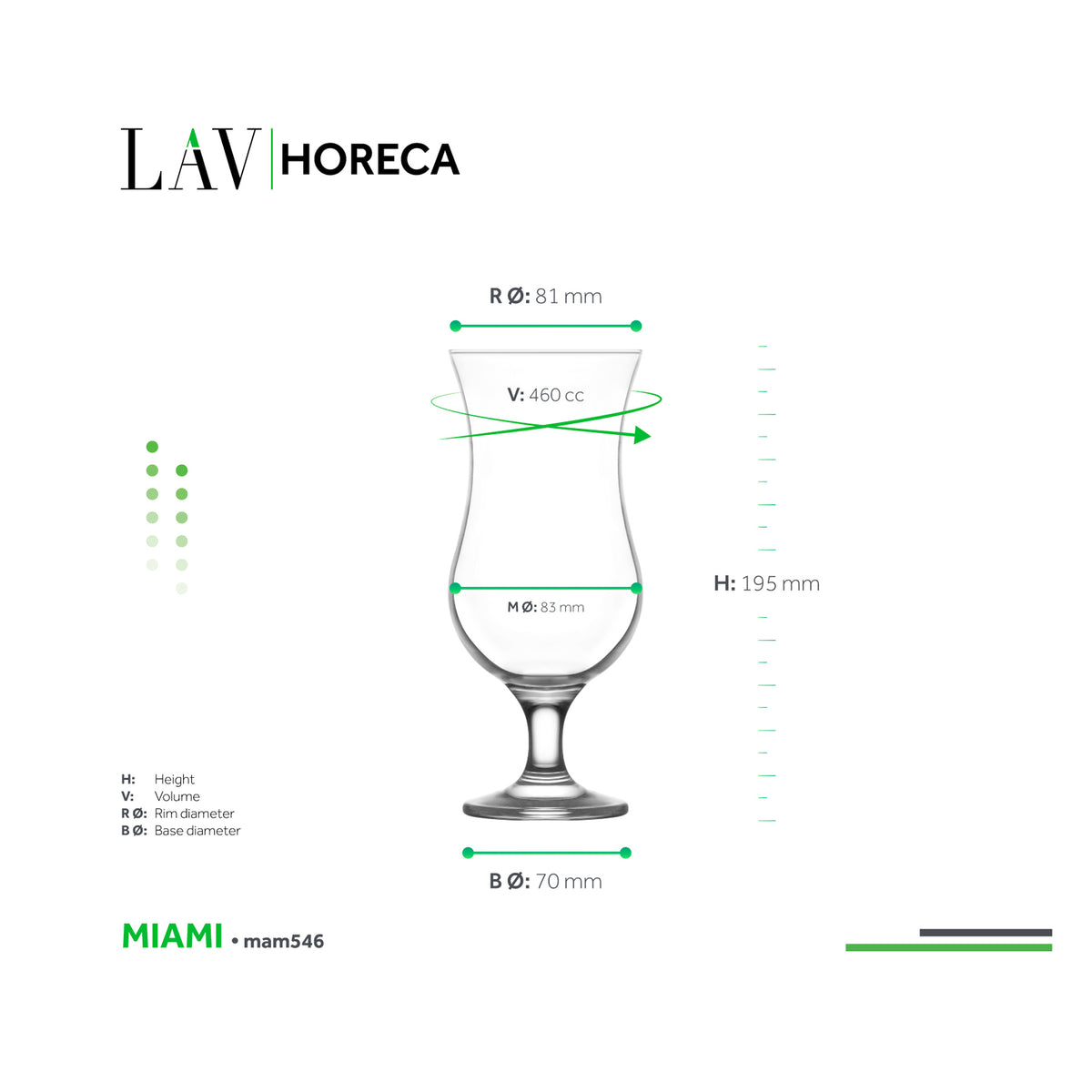 LAV HORECA MIAMI HURRICANE COCKTAIL 460ML