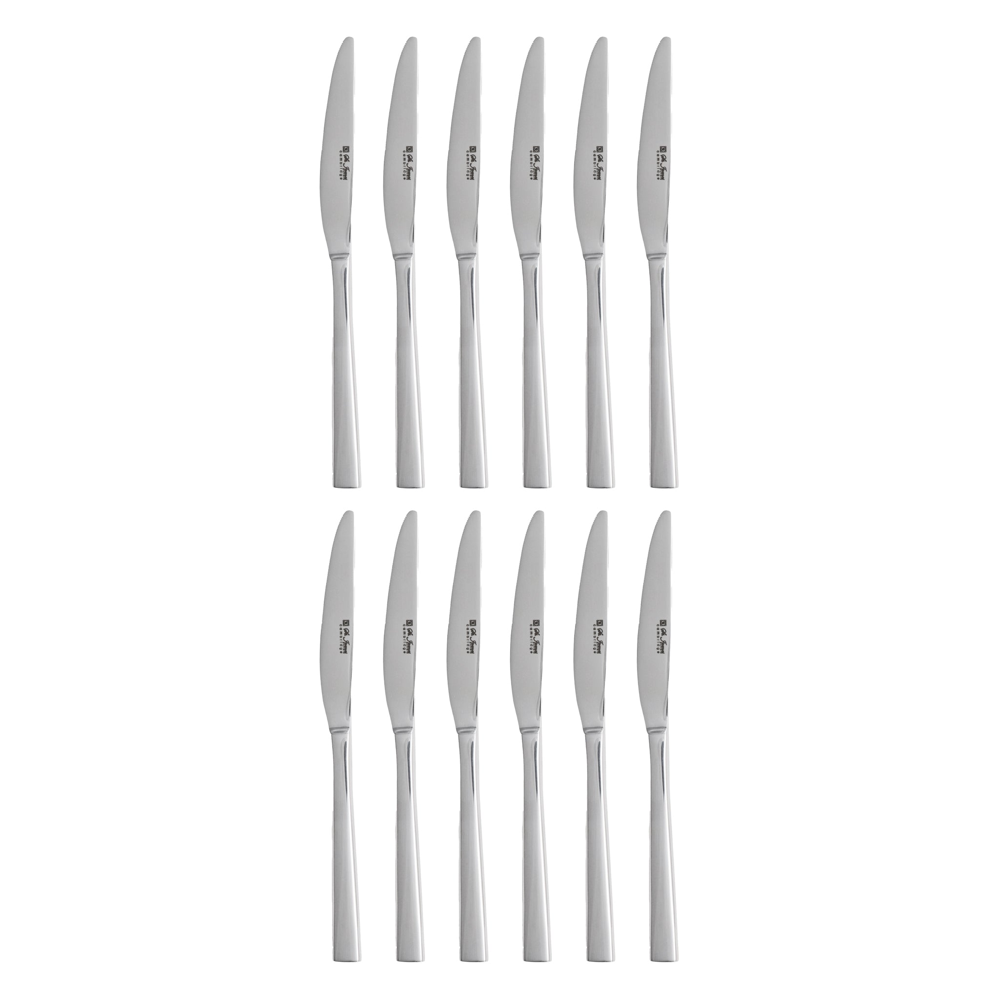 ST. JAMES CUTLERY CAMBRIDGE 18/10 TABLE KNIFE 12PK