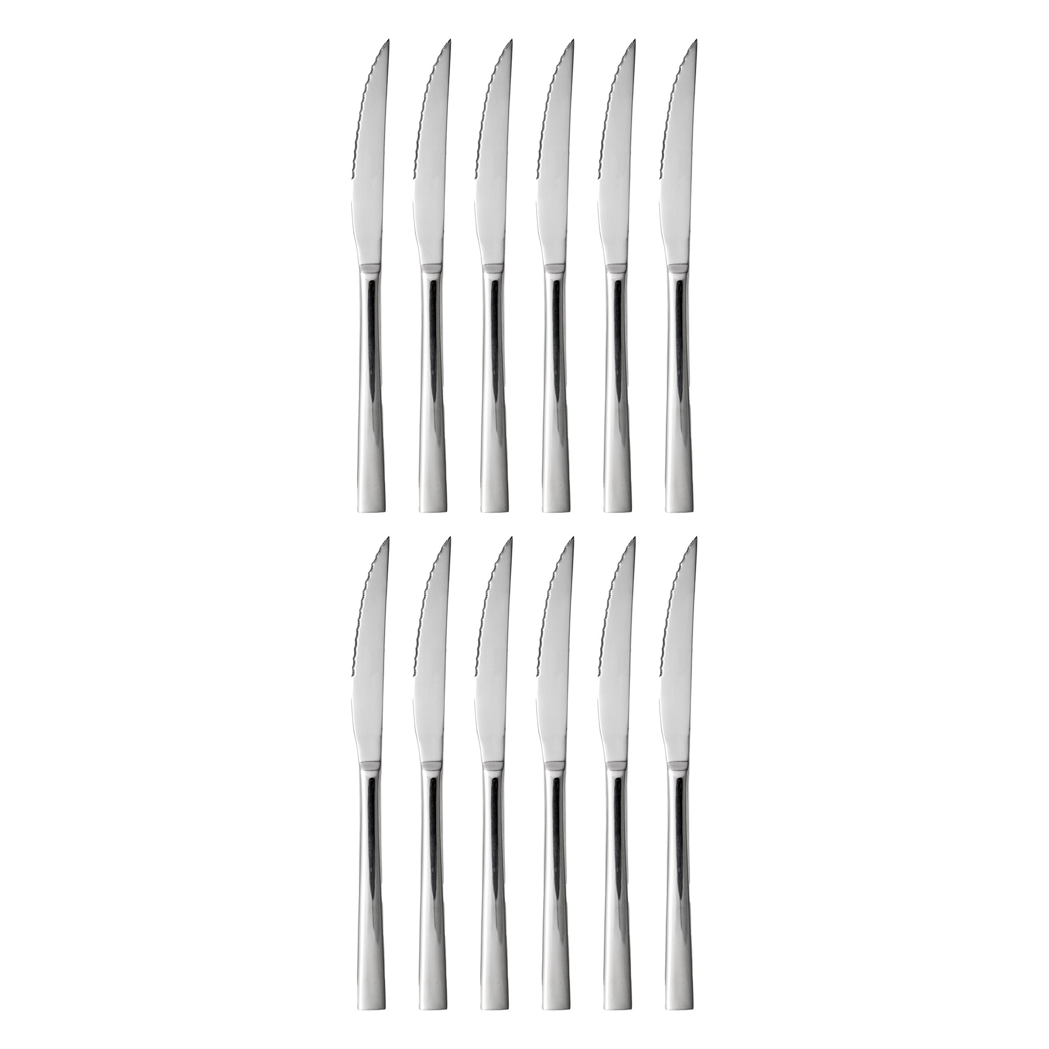 ST. JAMES CUTLERY CAMBRIDGE 18/10 STEAK KNIFE 12PK