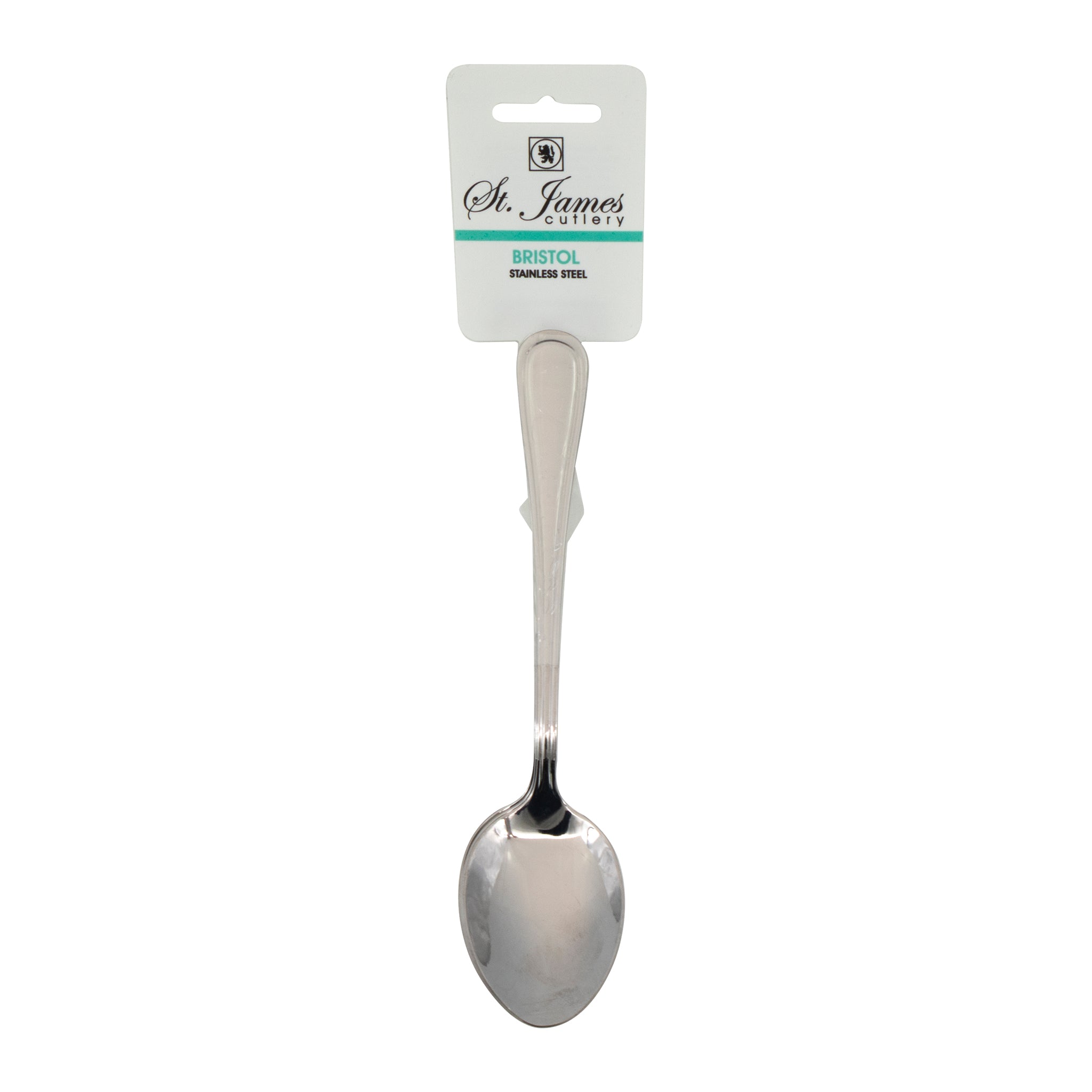 ST. JAMES CUTLERY BRISTOL (880) DESSERT SPOON 4PK HANG CARD