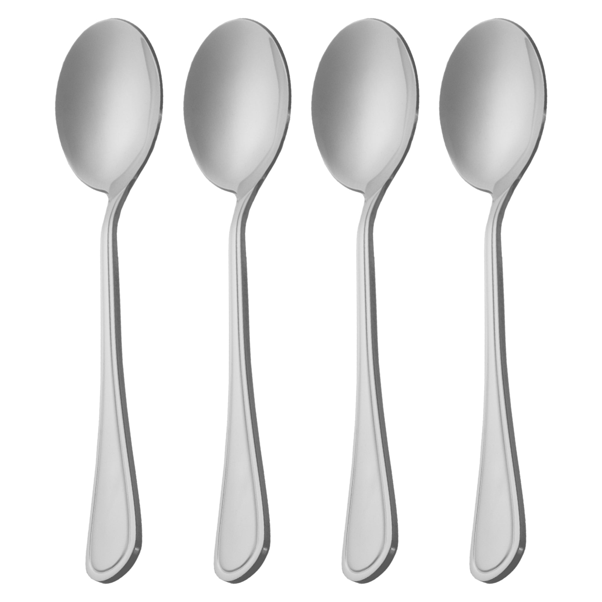 ST. JAMES CUTLERY BRISTOL (880) SOUP SPOON 4PK HANG CARD