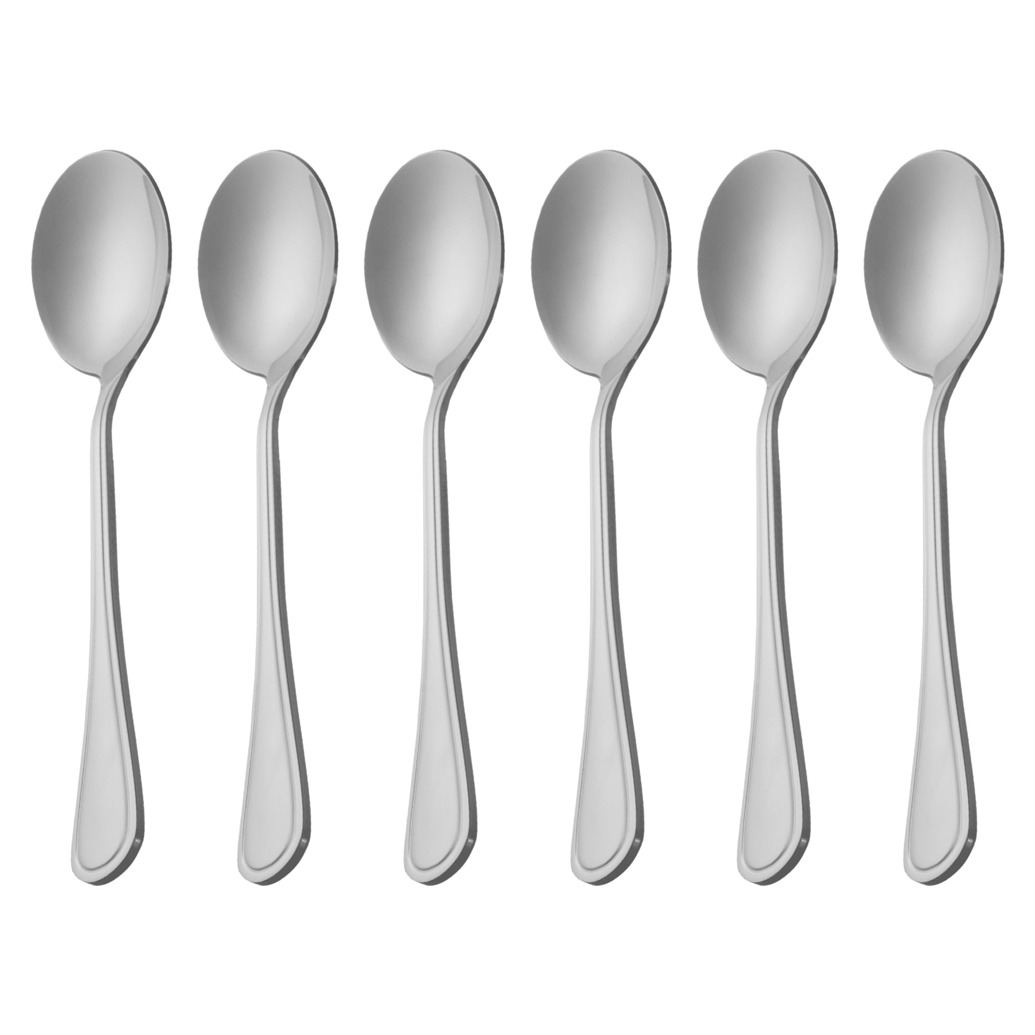 ST. JAMES CUTLERY BRISTOL (880) SOUP SPOON 6PK STAINLESS STEEL