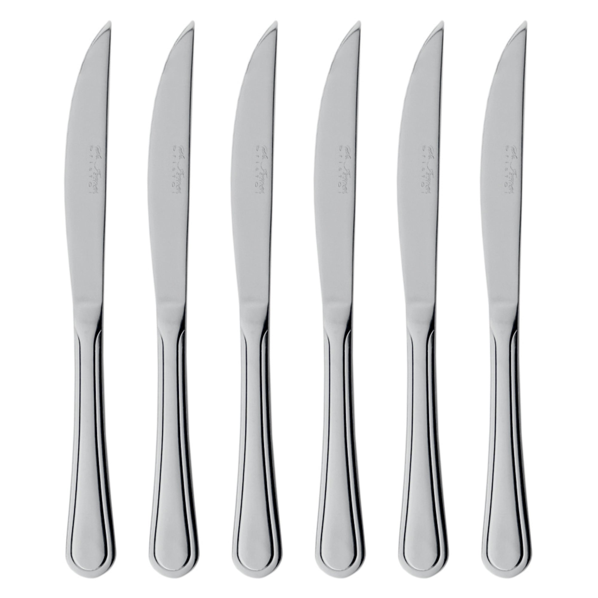 ST. JAMES CUTLERY BRISTOL (880) STEAK KNIFE 6PK STAINLESS STEEL