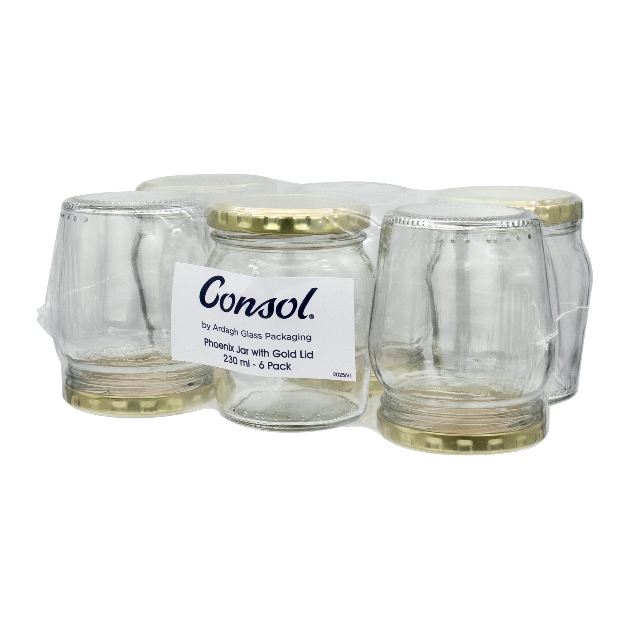 CONSOL 230ML PHOENIX CATERING JAR 6PK