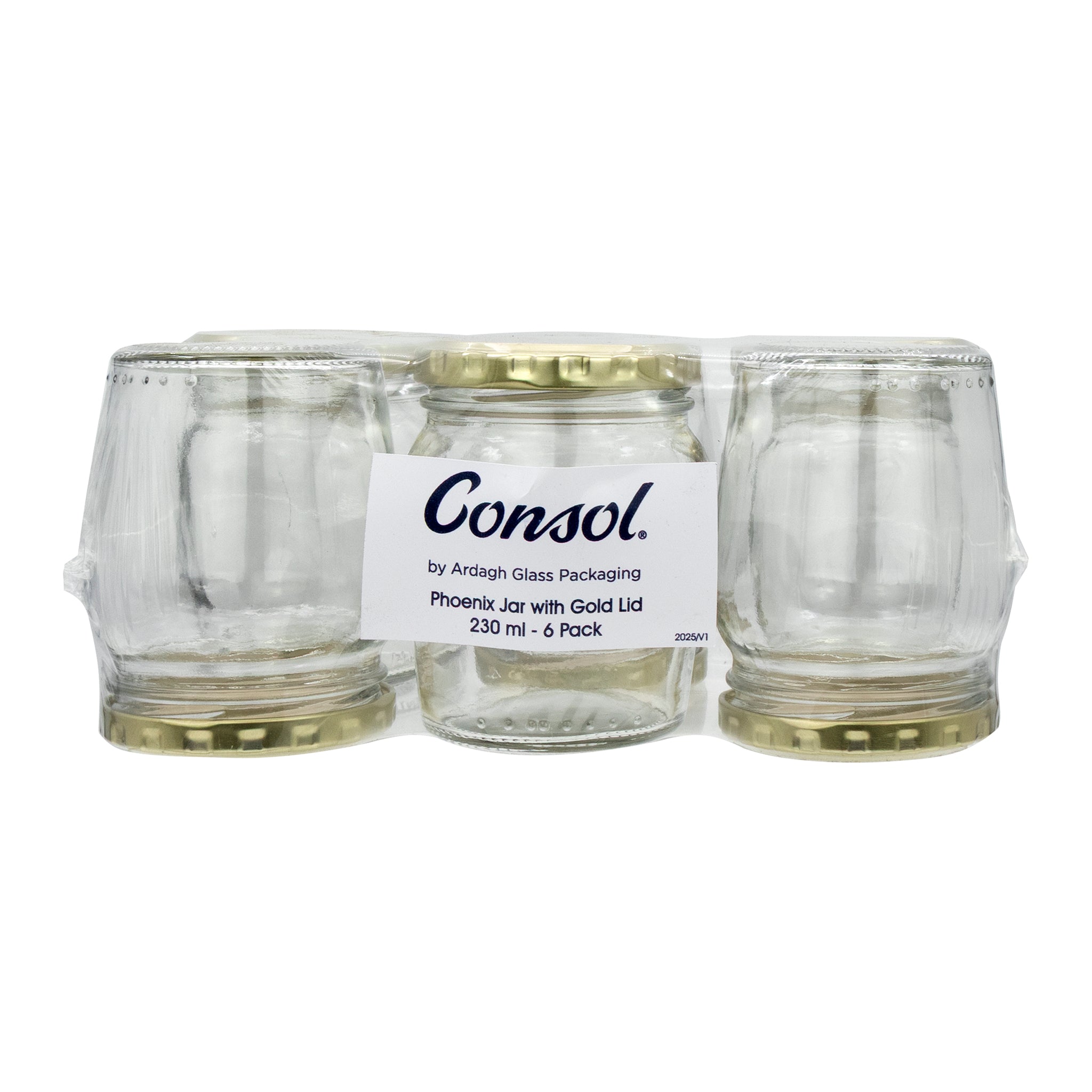 CONSOL 230ML PHOENIX CATERING JAR 6PK
