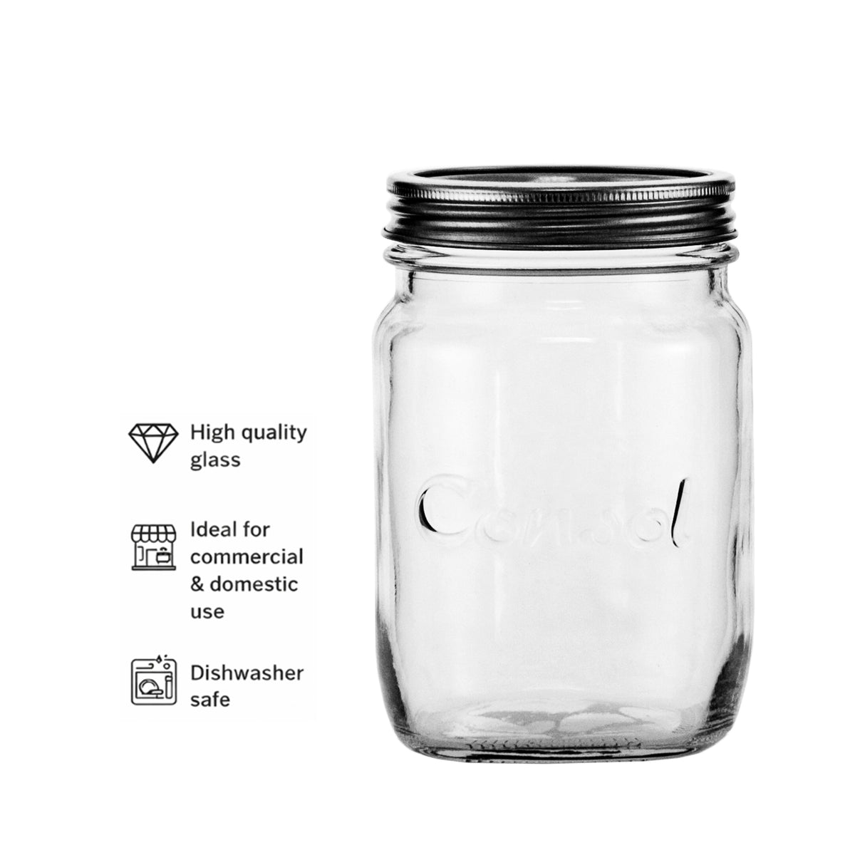 CONSOL 250ML PRESERVE JAR 6PK