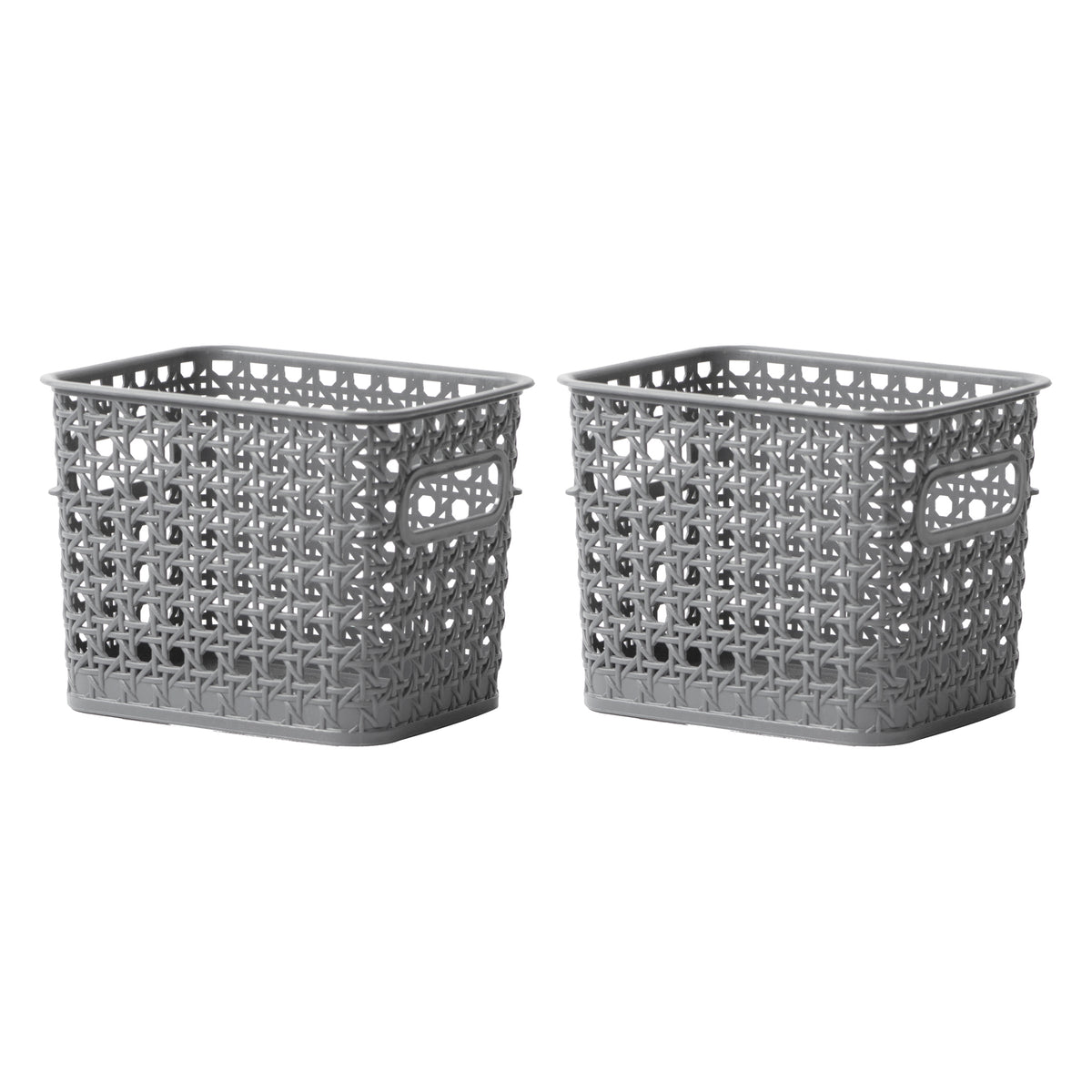 REGENT STOREAWAY GREY CLASSIC BASKETS 4PK VALUE PACK