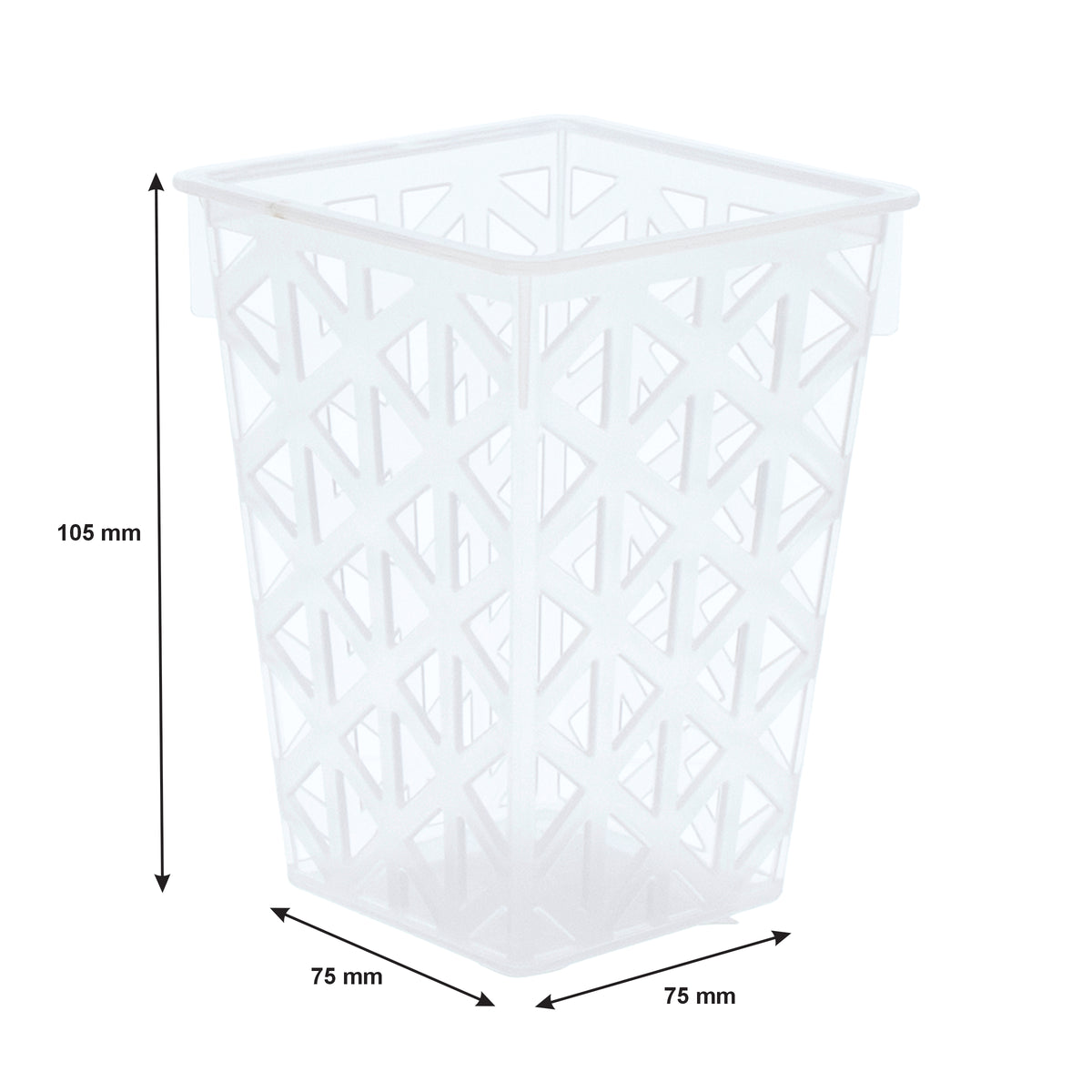 REGENT PLASTIC VENICE BASKET CLEAR 6PK VALUE PACK (A,A,B,C,D,E), 310X230X85MM