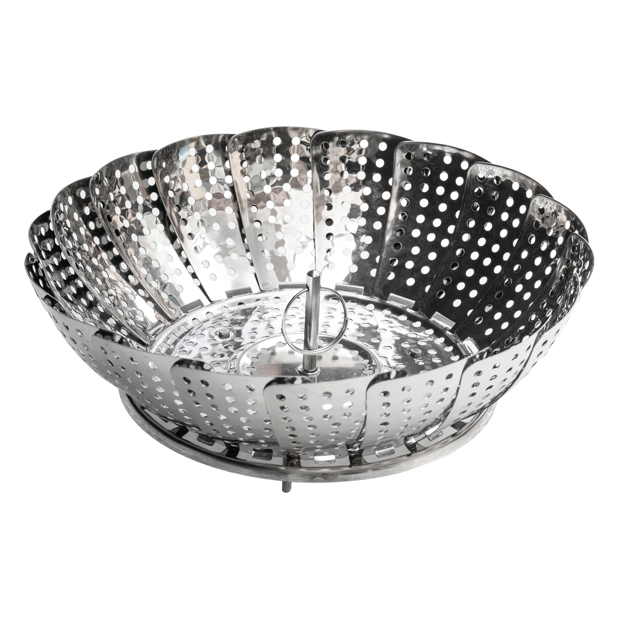 REGENT KITCHEN EXPANDABLE STEAMER BASKET STAINLESS STEEL, 235/138MM DIAX70MM