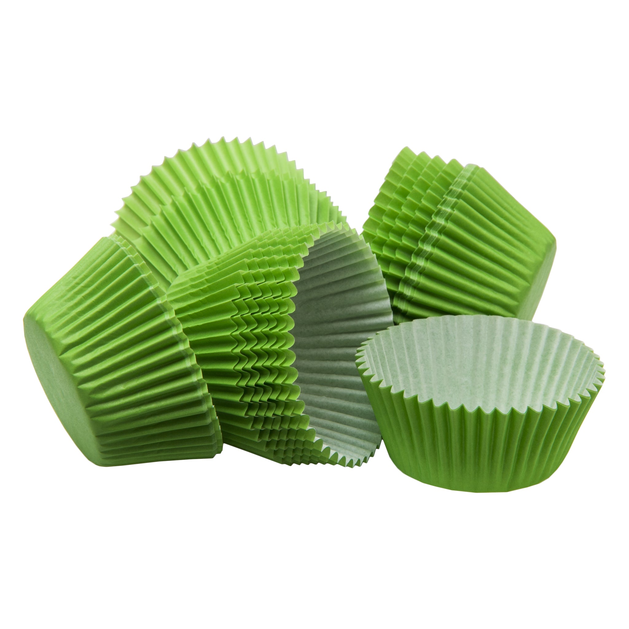 REGENT CAKE CUPS PLAIN GREEN 50PK, 50X32.5MM