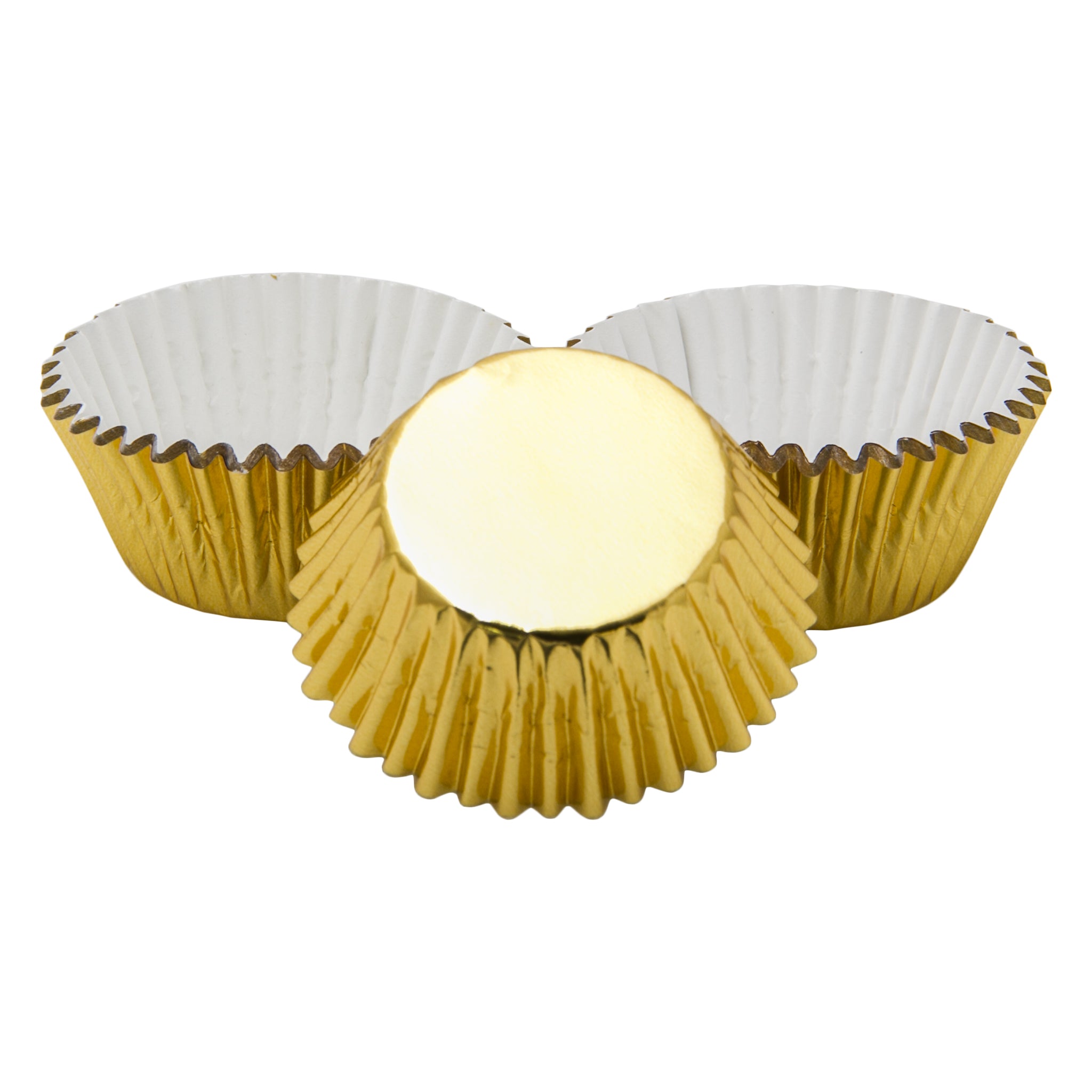 REGENT CAKE CUPS GOLD FOIL 50PK, 50X32.5MM