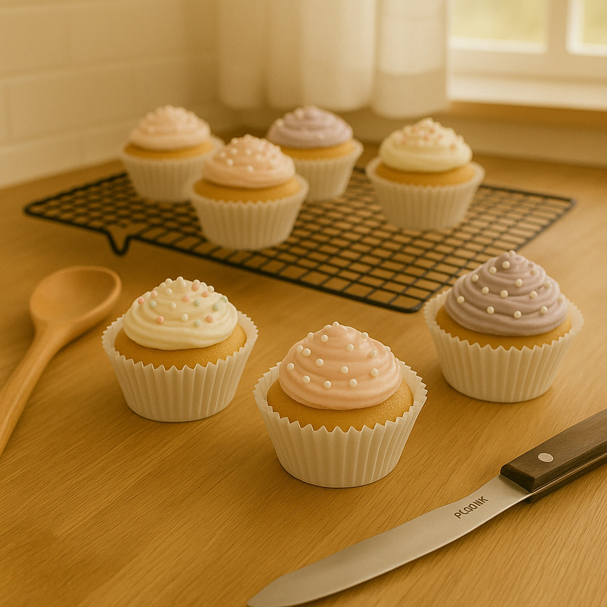 REGENT CAKE CUPS WHITE 50PK, 50X32.5MM