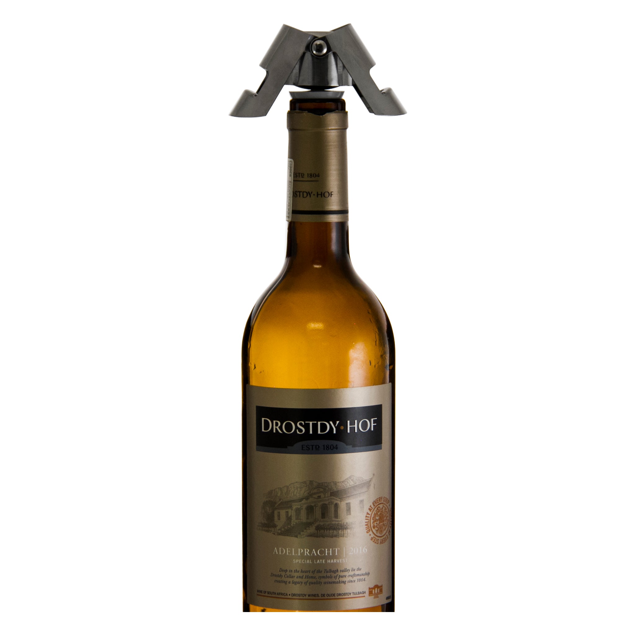 BAR BUTLER CHAMPAGNE STOPPER WITH DOUBLE CLIP ST.STEEL