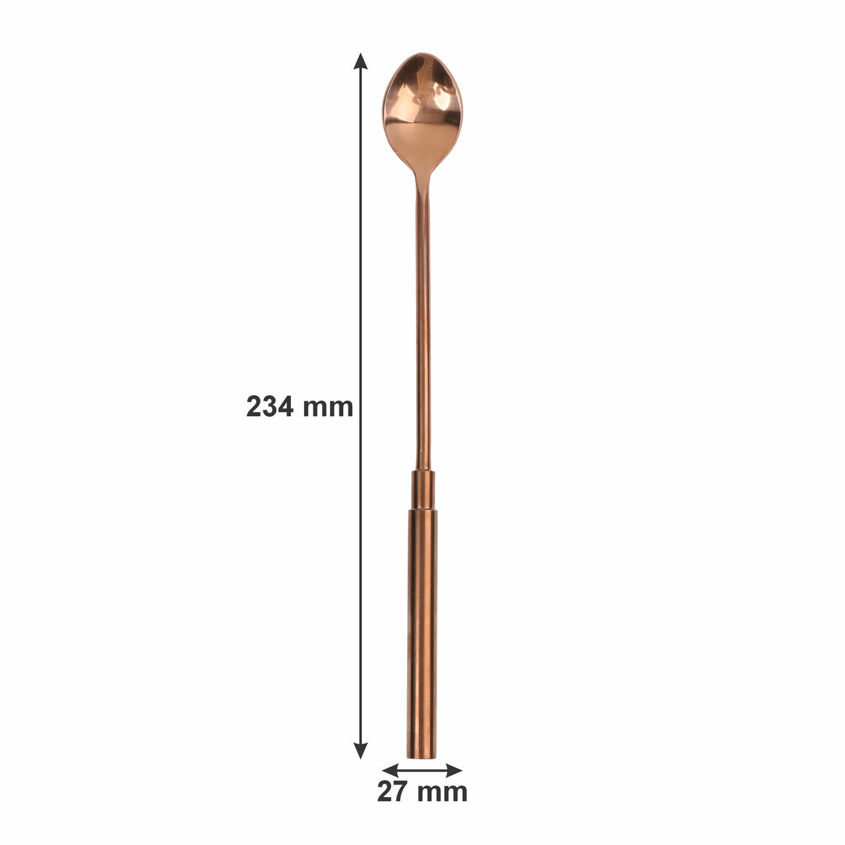 BAR BUTLER MATTE BLACK COCKTAIL AND ROSE GOLD SHAKER 4PCS SET