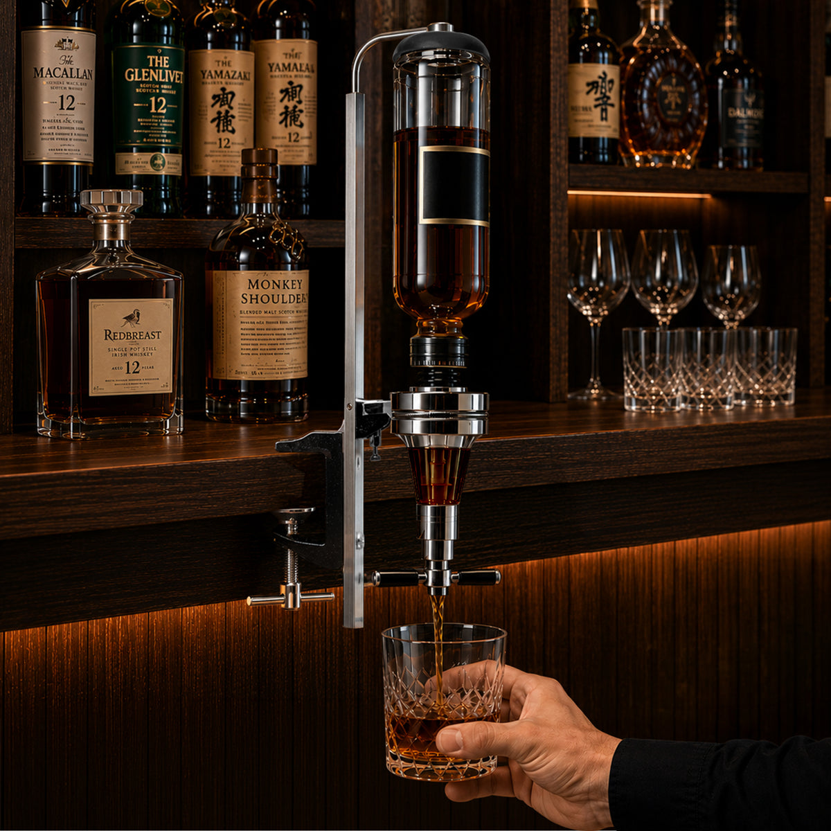 BAR BUTLER BRACKET FOR TOT DISPENSER