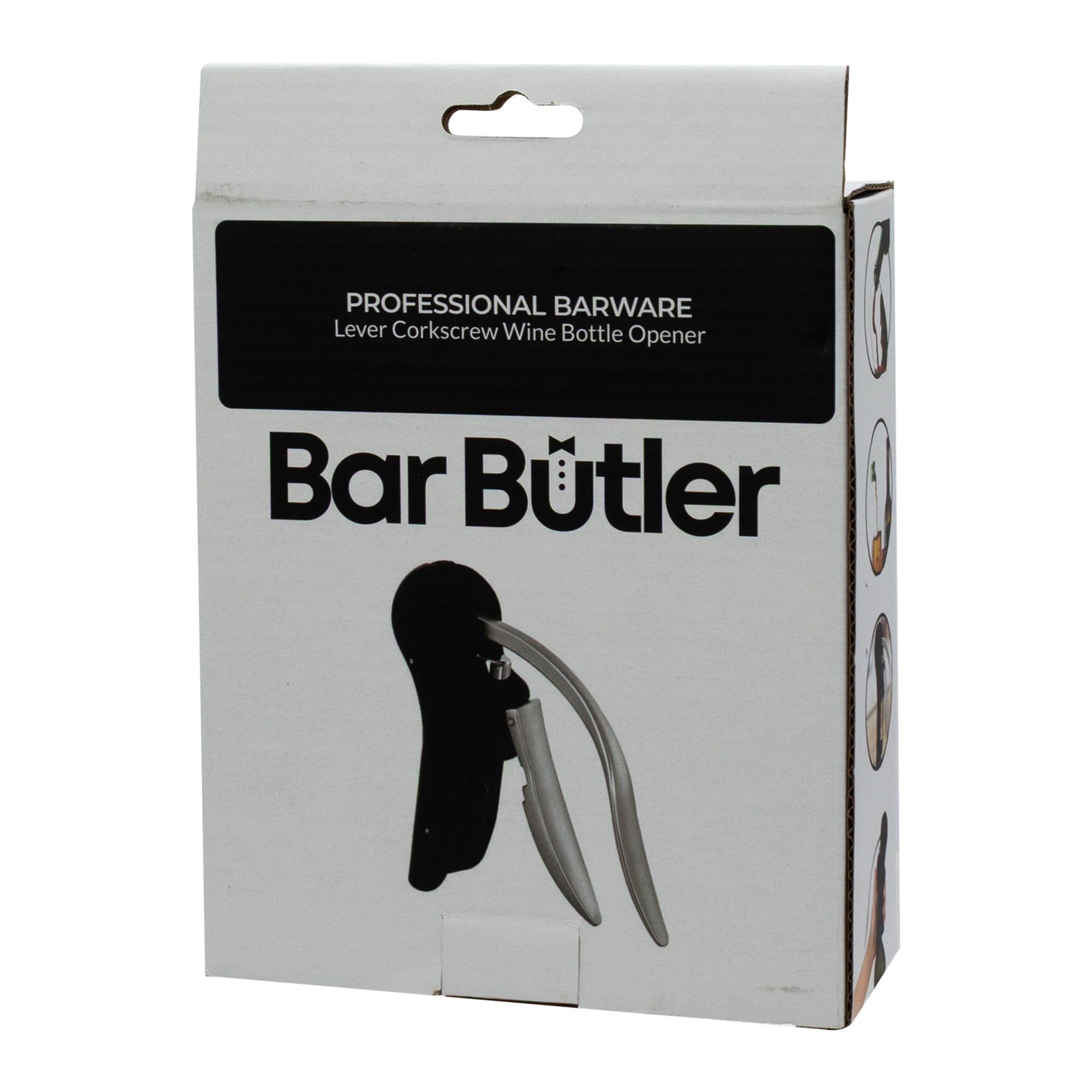 BAR BUTLER LEVER CORKSCREW WINE BOTTLE OPENER