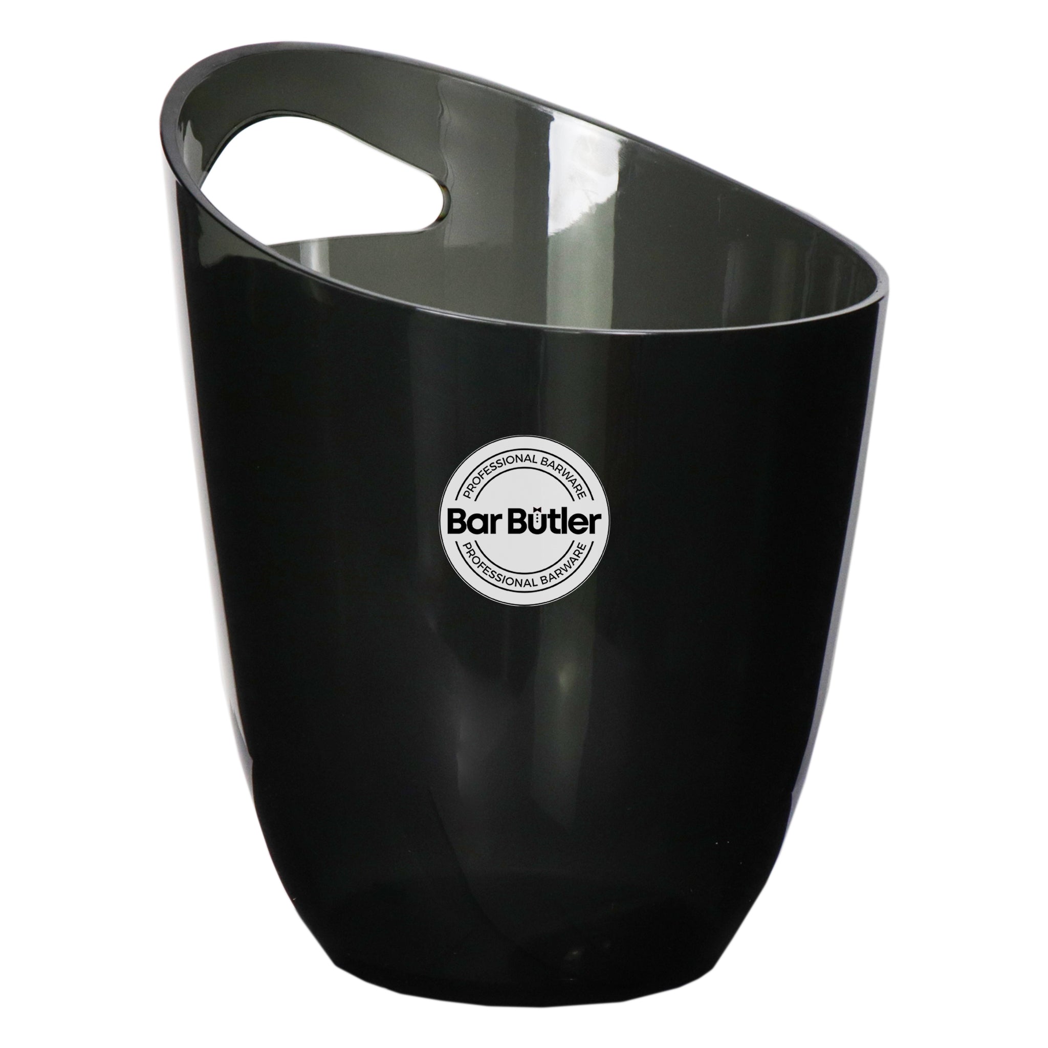 BAR BUTLER WINE BUCKET TRANSPARENT BLACK PS PLASTIC, 3L