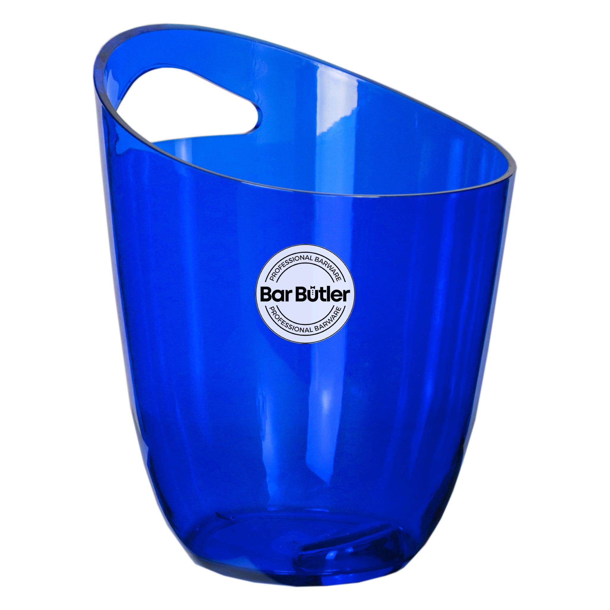 BAR BUTLER WINE BUCKET TRANSPARENT BLUE PS PLASTIC, 3L