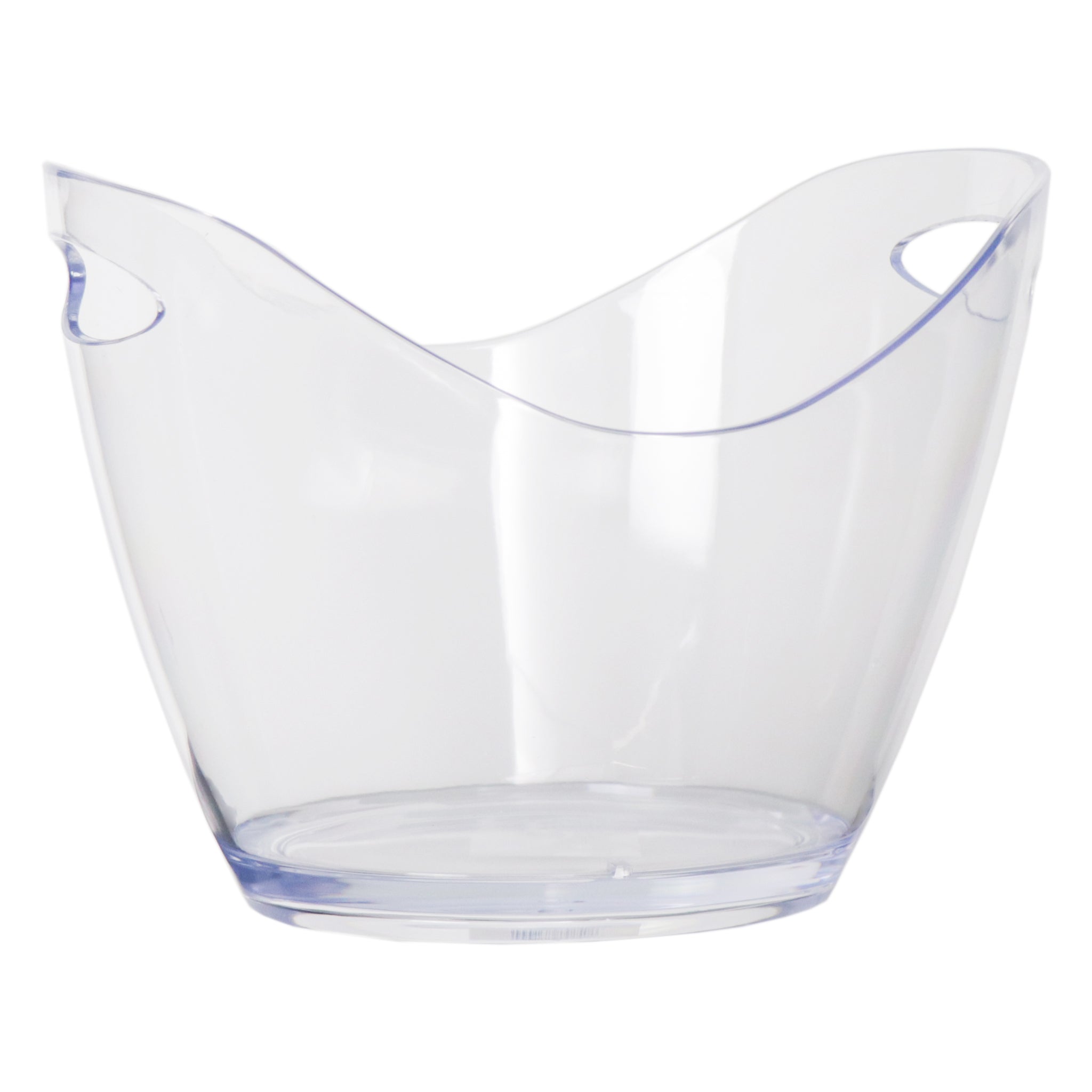 BAR BUTLER WINE BUCKET OVAL CLEAR PS PLASTIC, 4L