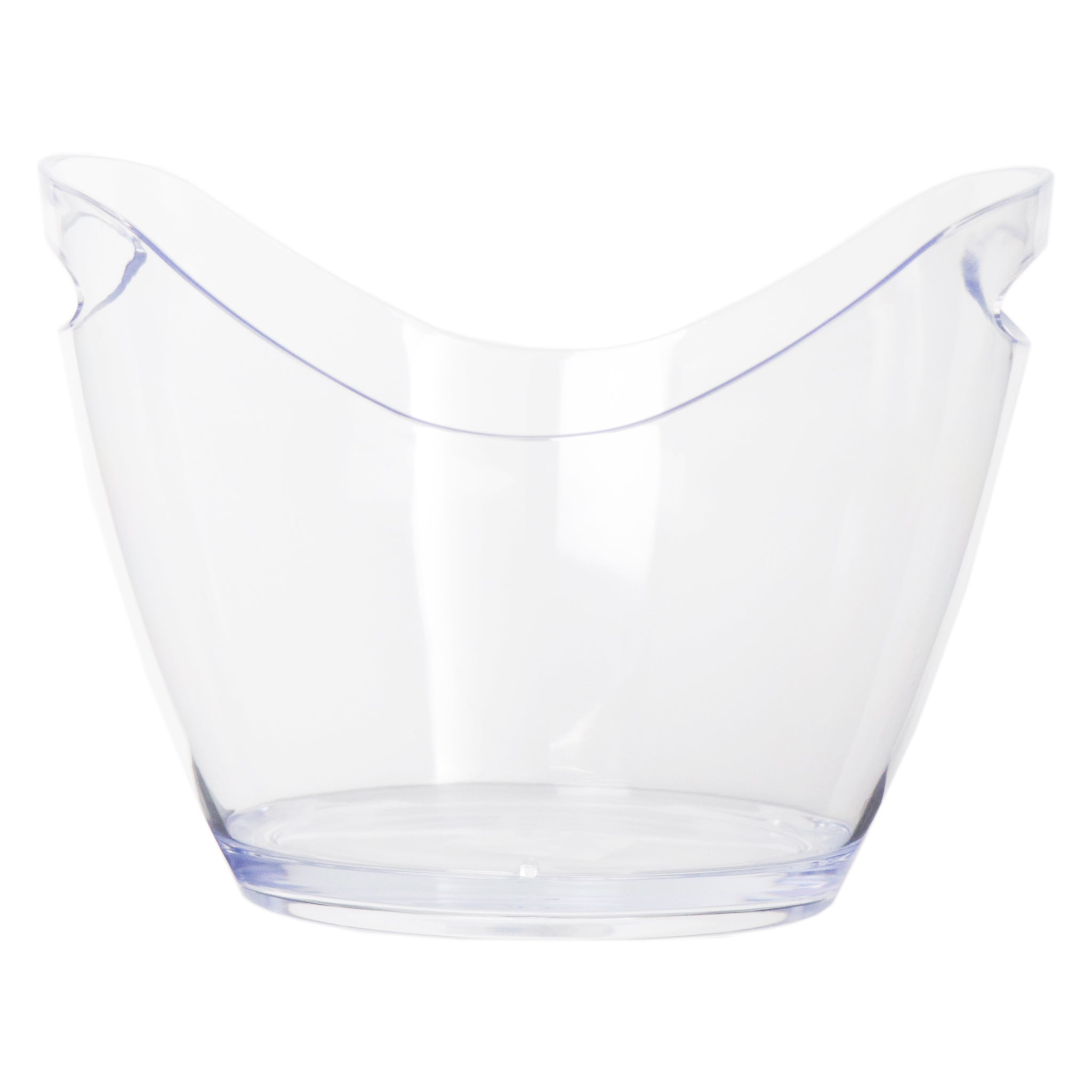 BAR BUTLER WINE BUCKET OVAL CLEAR PS PLASTIC, 4L