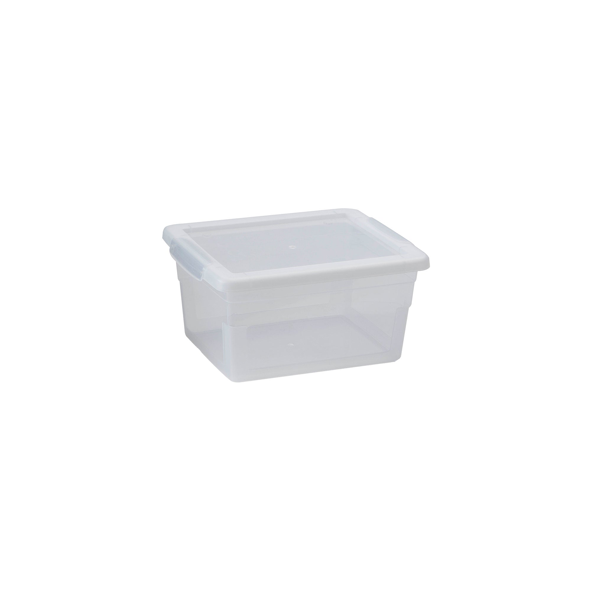 REGENT STOREAWAY CLEAR PLASTIC NEST AND LID STORAGE BOXES 1.3L l 2.1L l 4L l 6L, 4 PIECE VALUE PACK