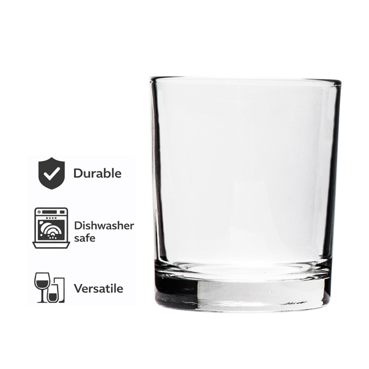 REGENT WHISKEY GLASSES 6PK, 335ML