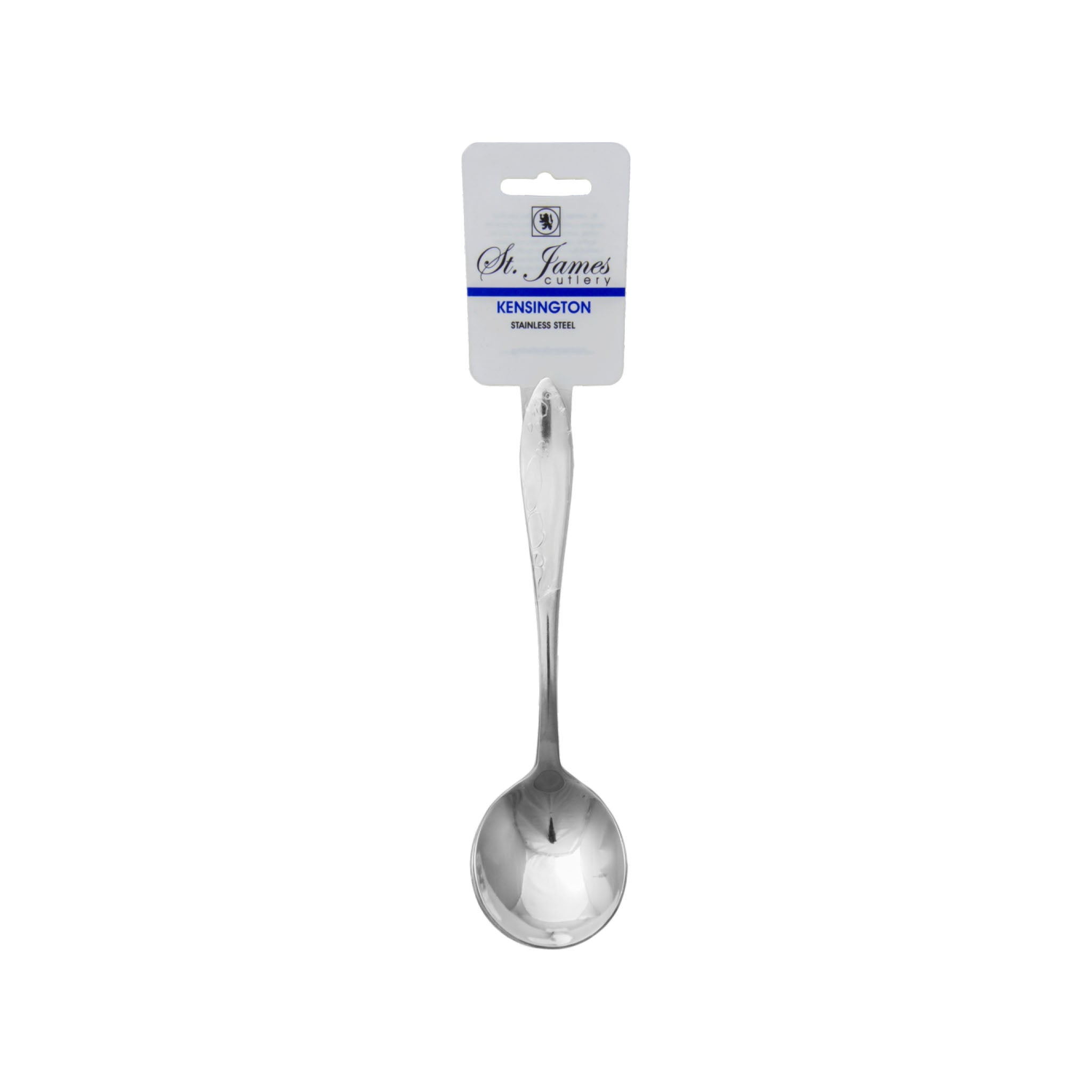 ST. JAMES CUTLERY KENSINGTON SOUP SPOON 4PK HANG CARD