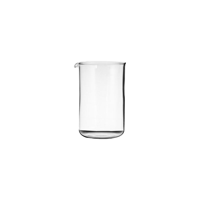 REGENT COFFEE PLUNGER REPLACEMENT GLASS BOROSILICATE, (90MM DIA) FOR 21831