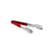 REGENT TONGS STAINLESS STEEL POLYCOATED RED, (317X40X115MM)