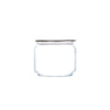 LUMINARC FLAT LID JAR GREY, 500ML (100MM DIA)