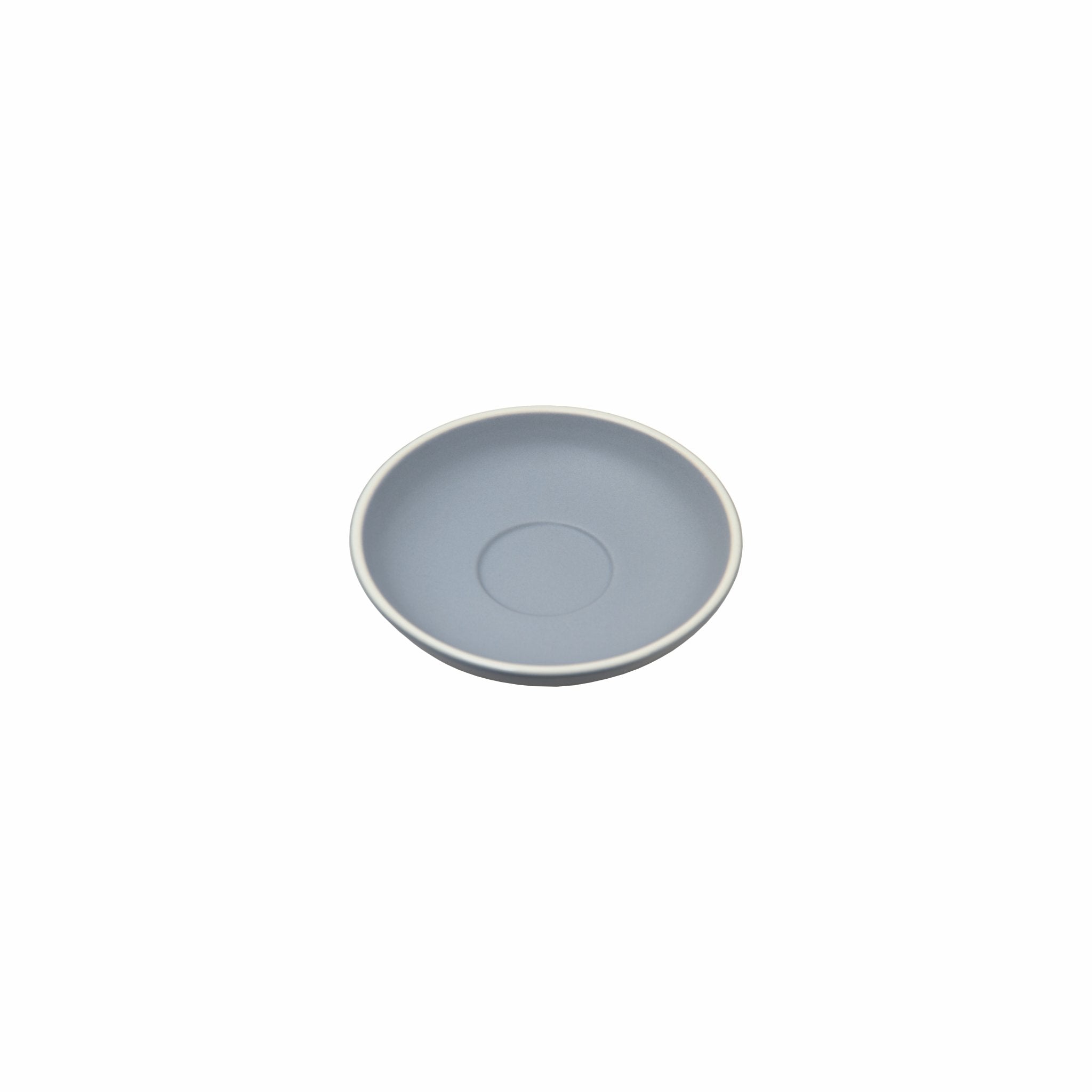 REGENT STONEWARE ESPRESSO SAUCER MATT GREY EACH, 118MM DIA