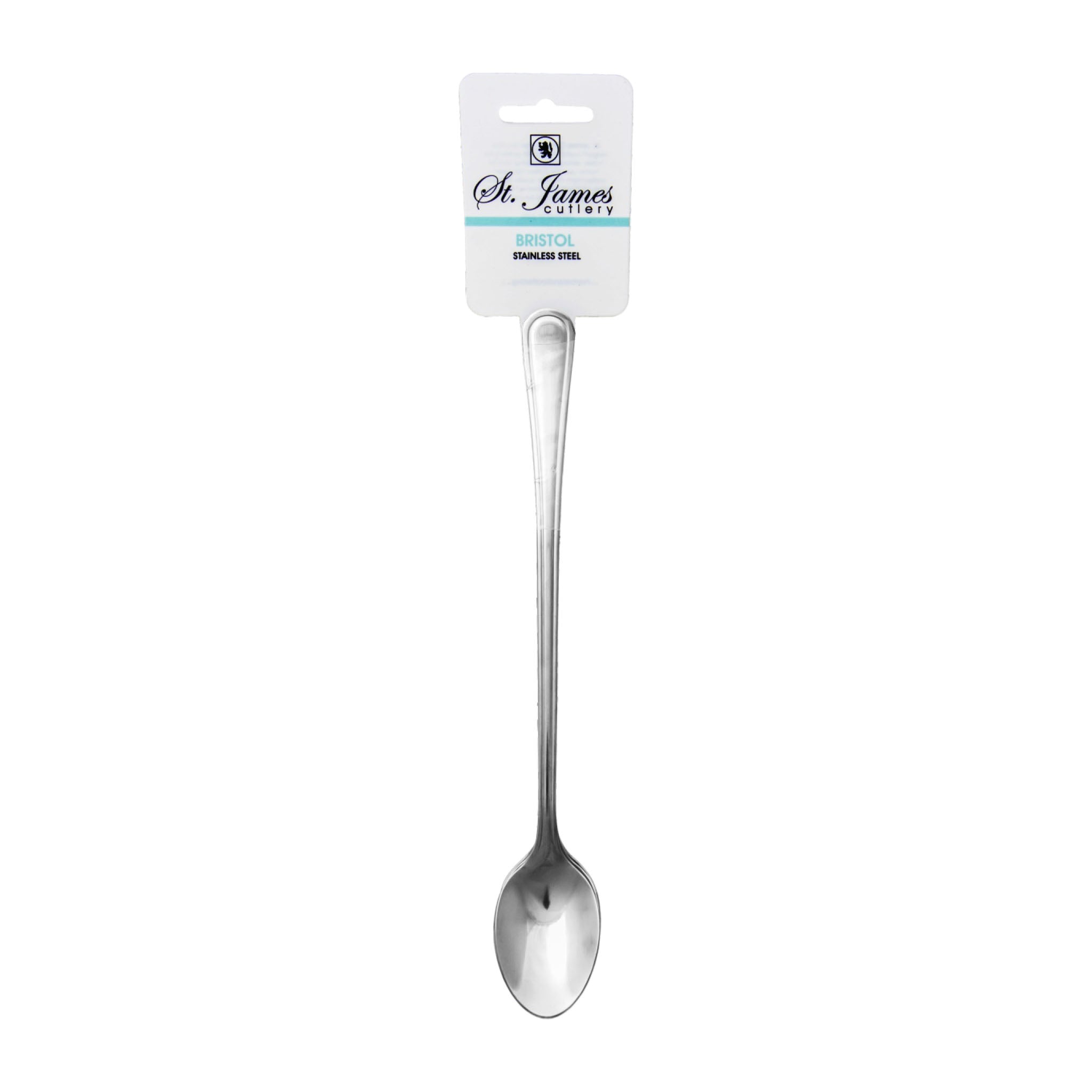 ST. JAMES CUTLERY BRISTOL (880) SODA SPOON 4PK HANG CARD