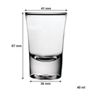REGENT SHOOTER GLASS 6PK, 40ML