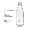 REGENT GLASS MILK BOTTLE WITH METAL LID, 1L