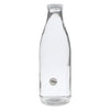 REGENT GLASS MILK BOTTLE WITH METAL LID, 1LT (85MM DIAX265MM)