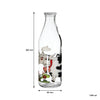 REGENT GLASS MILK BOTTLE COW DECAL, 1L