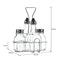REGENT GLASS CONDIMENT 4 PIECES IN A CHROME CADDY, 200ML/70ML (200X157X125MM)