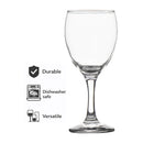 REGENT FANTASTIC STEMMED WINE GLASS, 250ML